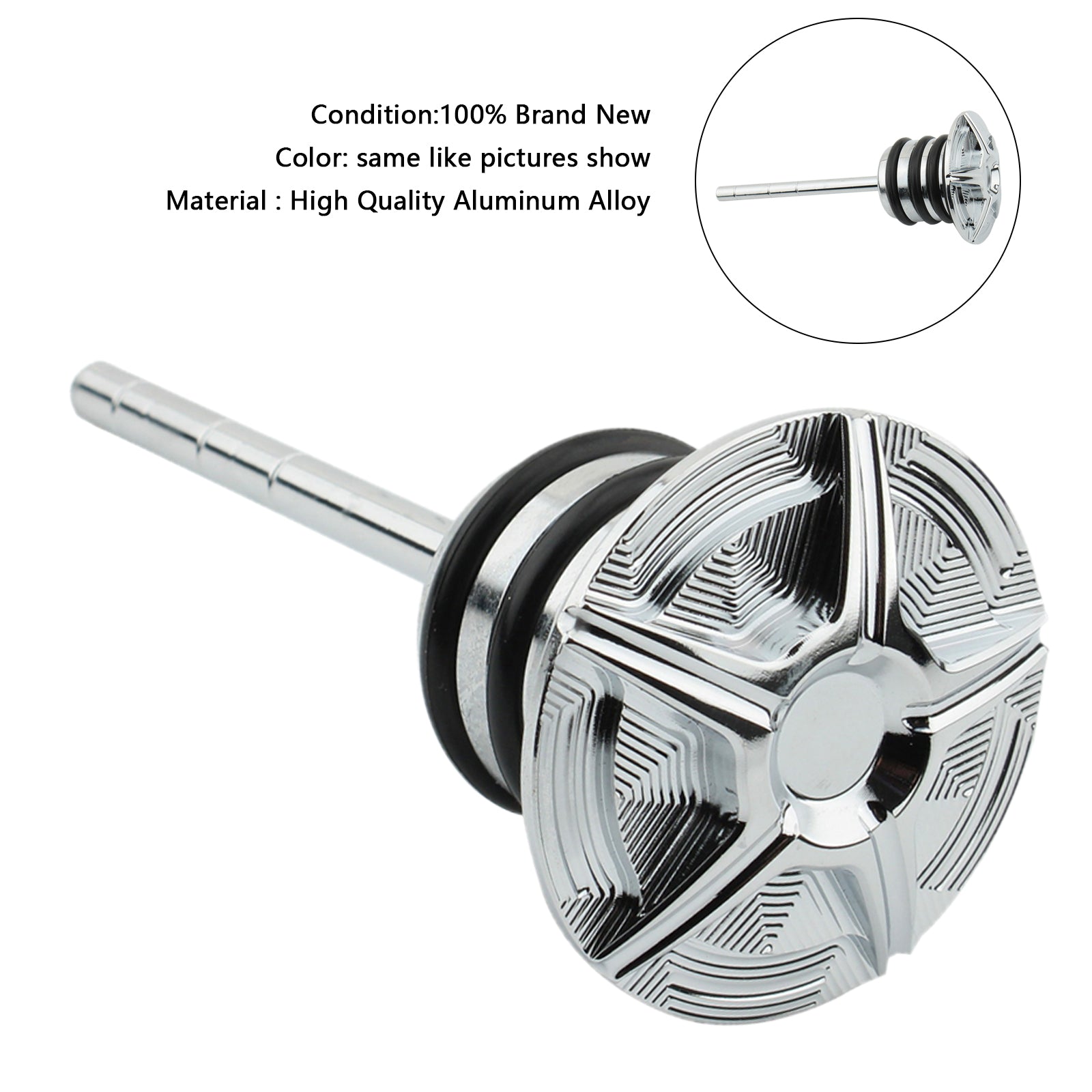 Softail 84-99 Sportster 82-03 Oil Dipstick Tank Cap Plug