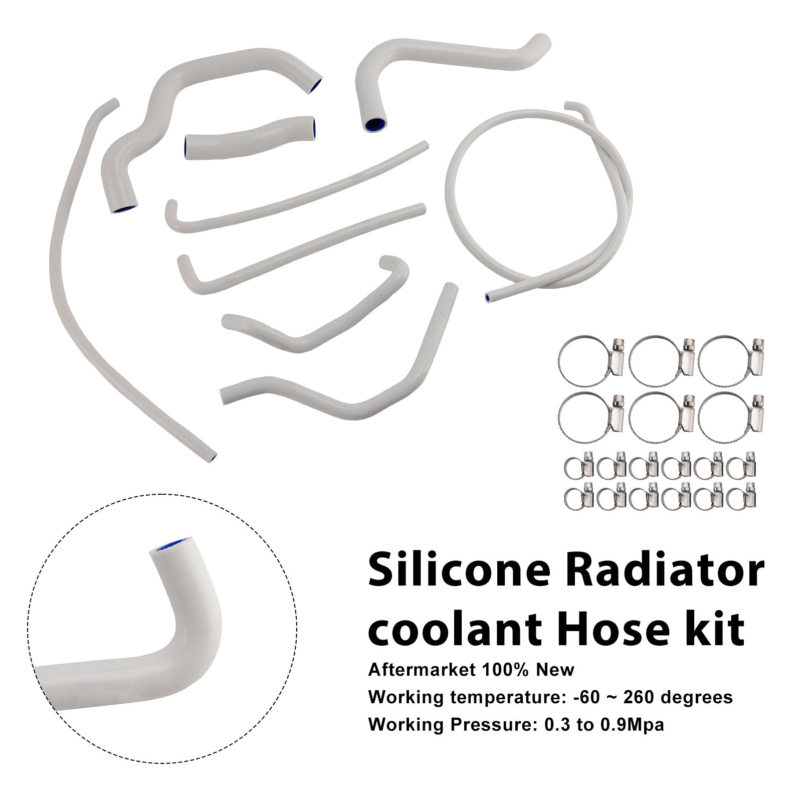 17-25 Suzuki GSX-S750 /Z 20 Silicone Radiator coolant Hose kit
