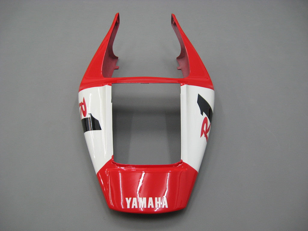 Amotopart 1998-1999 Yamaha YZF 1000 R1 Red&White Logos Fairing Kit
