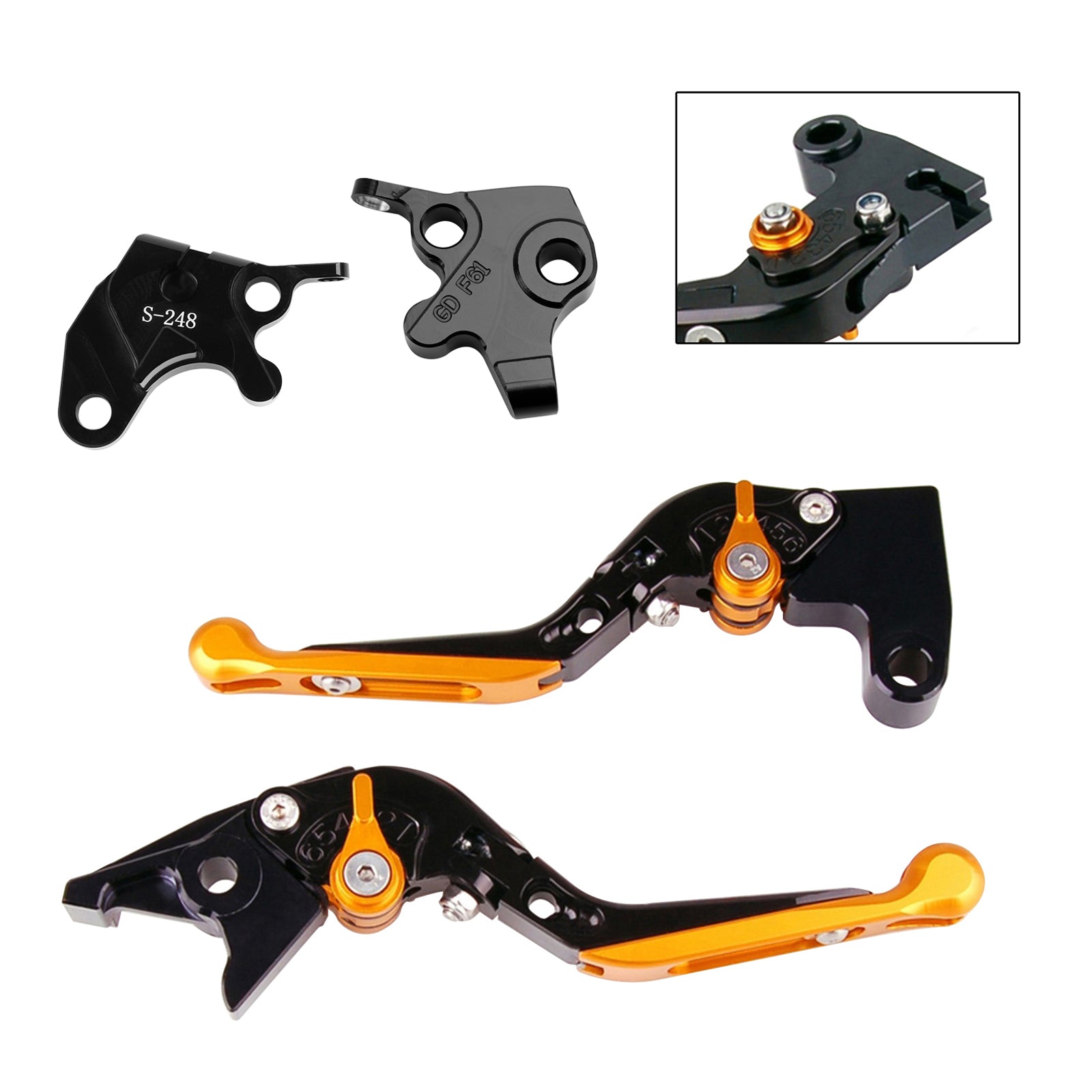 Yamaha YZF R125 2008-2011 Nastavitelná páka brzdové páky spojky