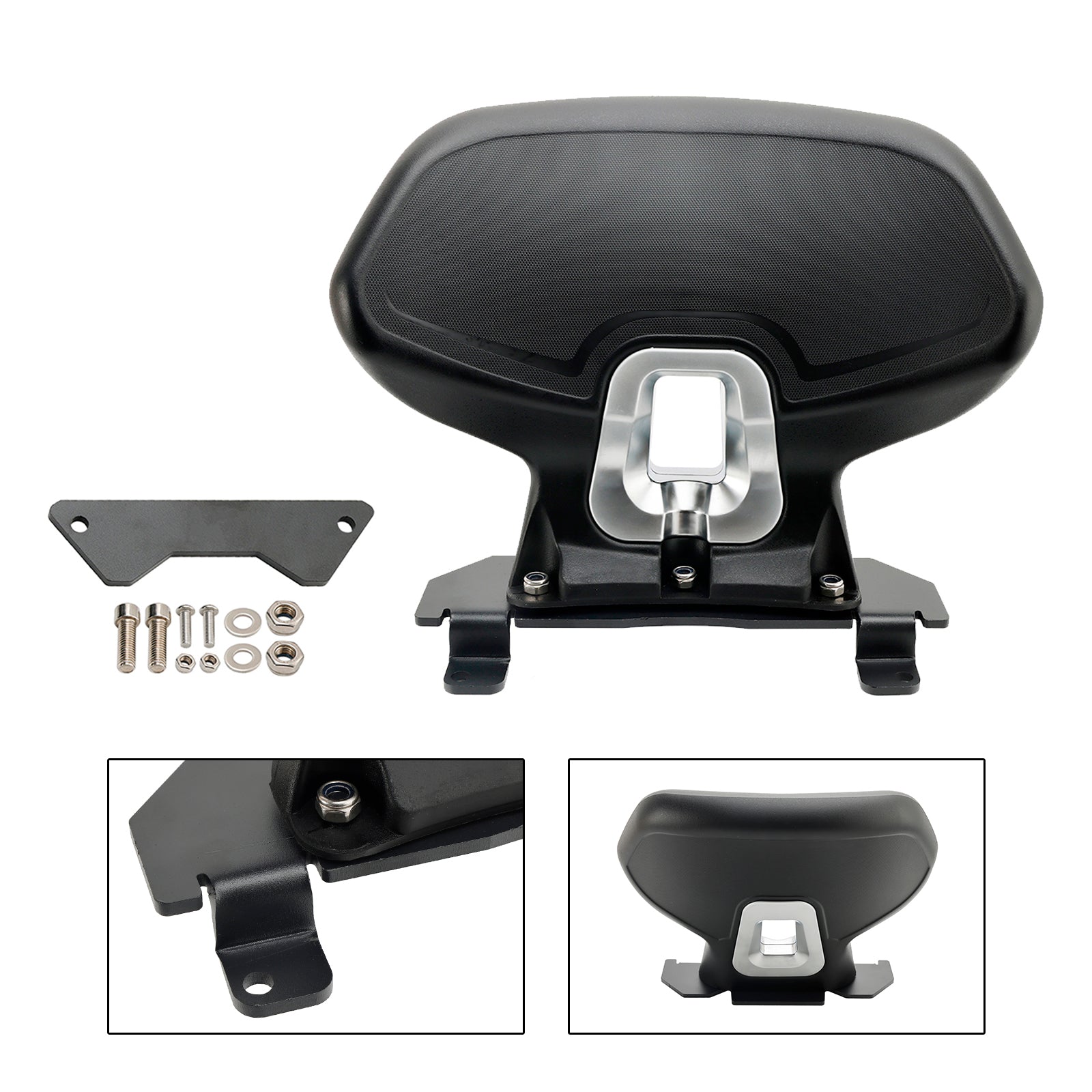 18-23 BMW C400X med originale gelændere Passager Sissy Bar Backlest