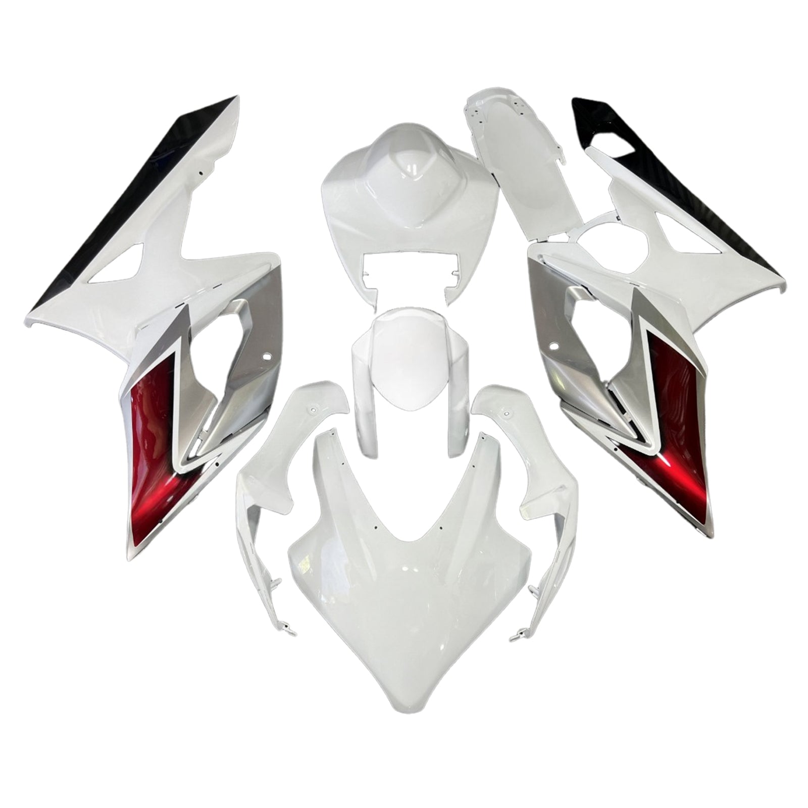 Amotopart 2005-2006 Suzuki GSXR1000 Kit de carénage rouge blanc