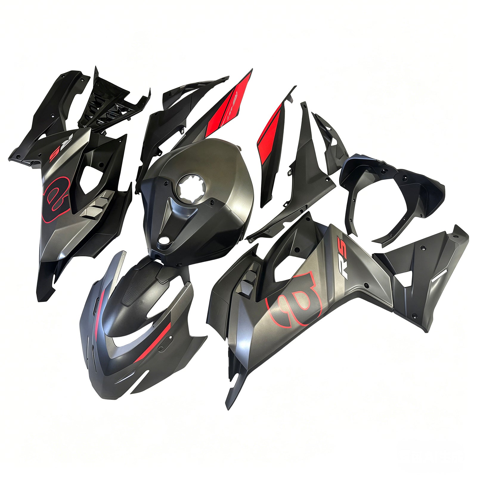 Amotopart 2024-2025 Aprilia RS457 Black Fairing Kit