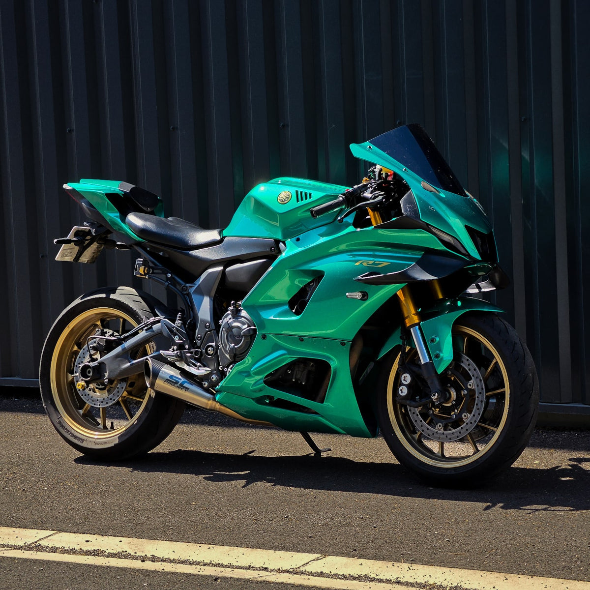 Kit carena Amotopart 2021-2025 Yamaha YZF-R7 verde lucido