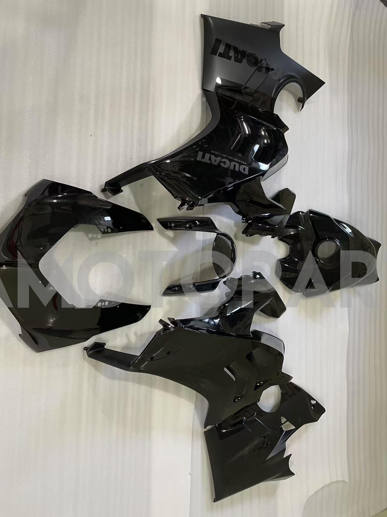 Amotopart Ducati 22-24 Panigale V4 V4S Glossy Black Fairing Kit