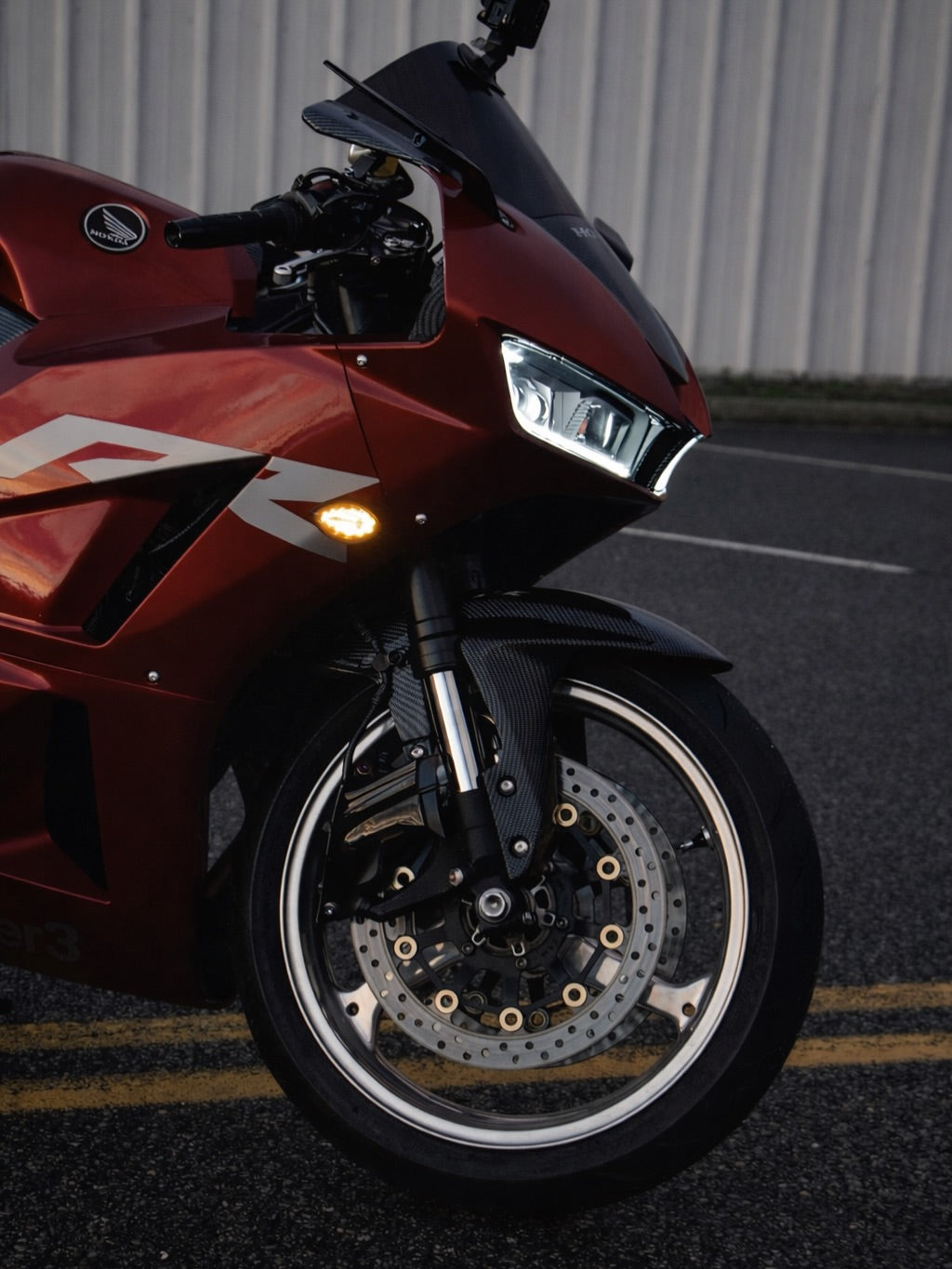 Amotopart 13-26 US ver. & 13-23 European ver. F5 CBR600RR Honda Glossy Red Fairing Kit