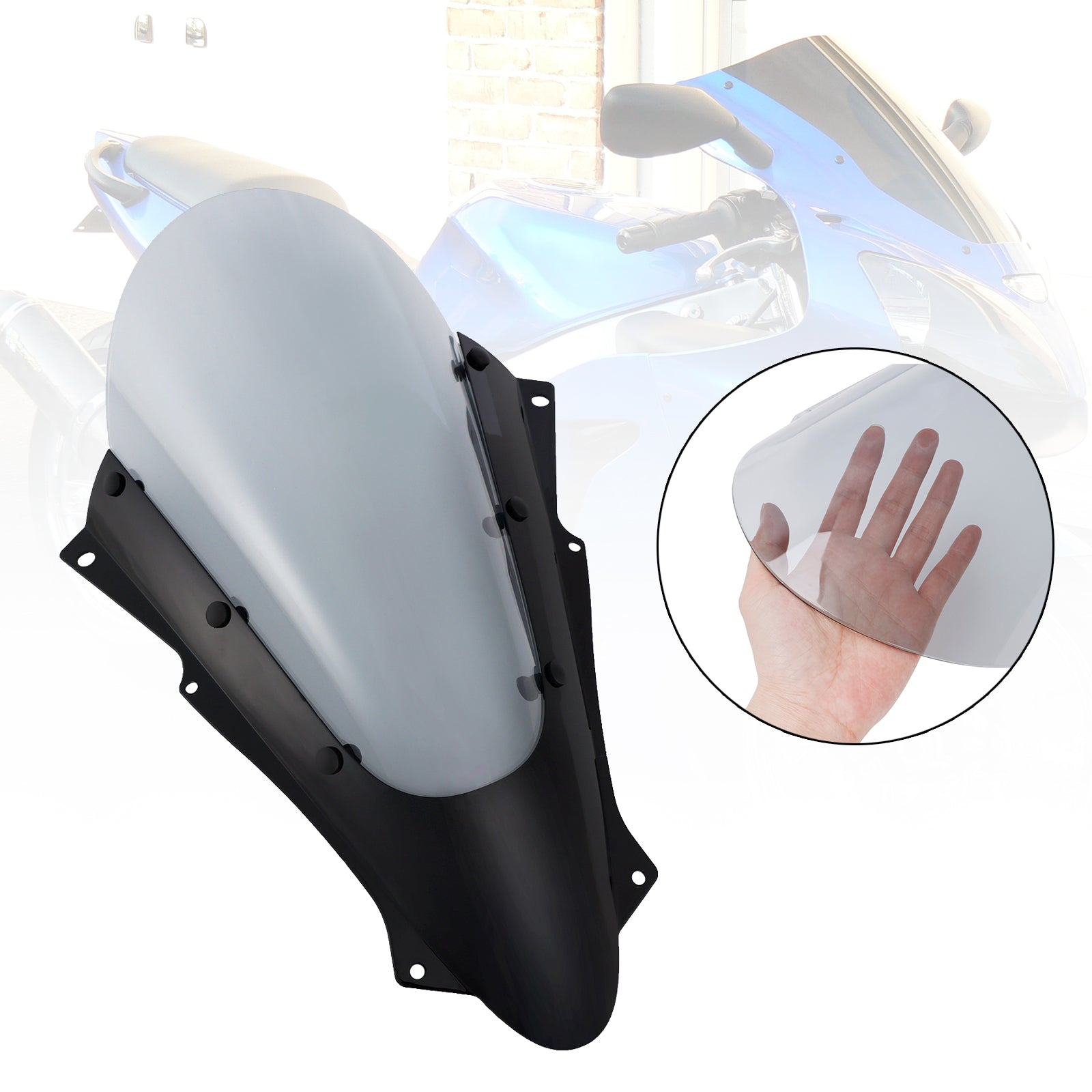 2023 Kawasaki ZX-4R ZX-4RR vindrutan vindruta