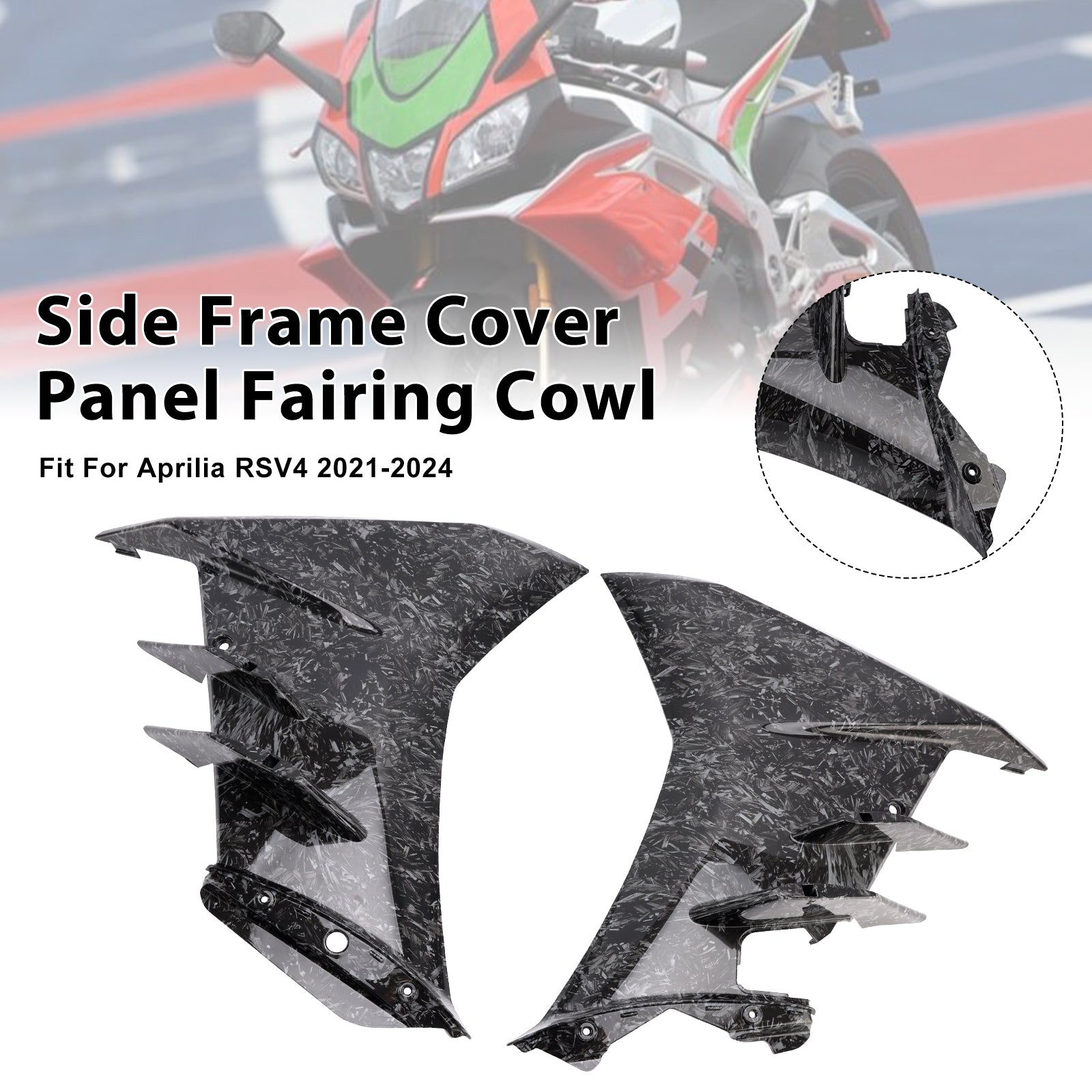 2021-2024 Aprilia RSV4 Side Frame Cover Panel Fairing Cowl