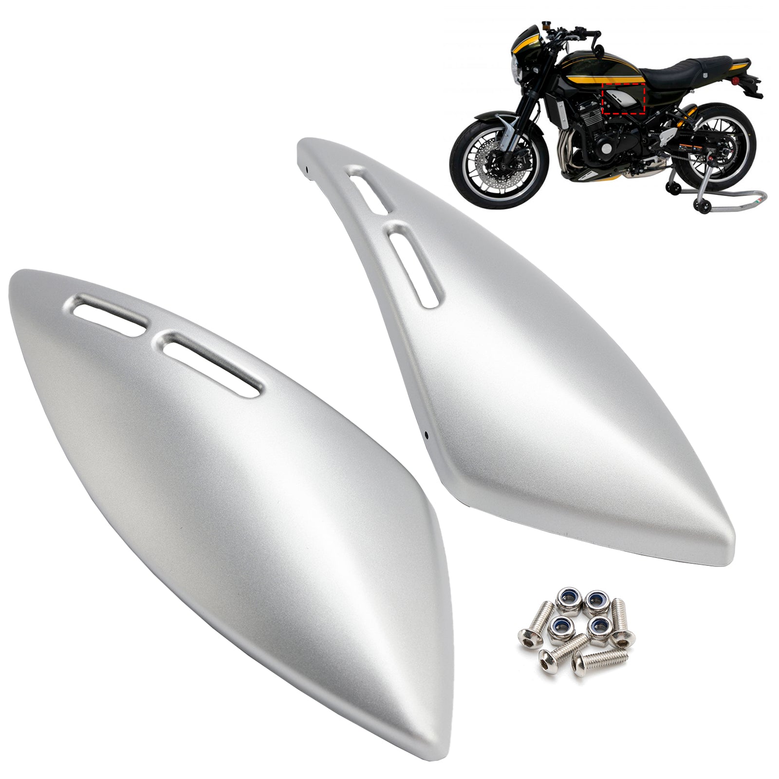 18-24 Kawasaki Z900RS Gas Tank Side Cover Panel Fairing Cowl