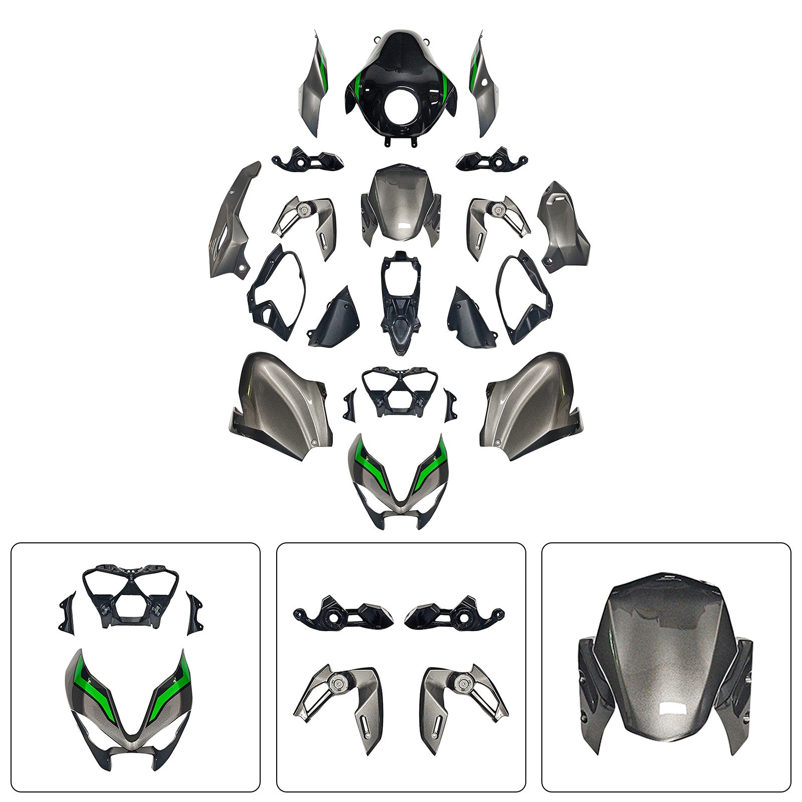Amotopart 2025–2026 Kawasaki Z900 Verkleidungsset-Kollektion