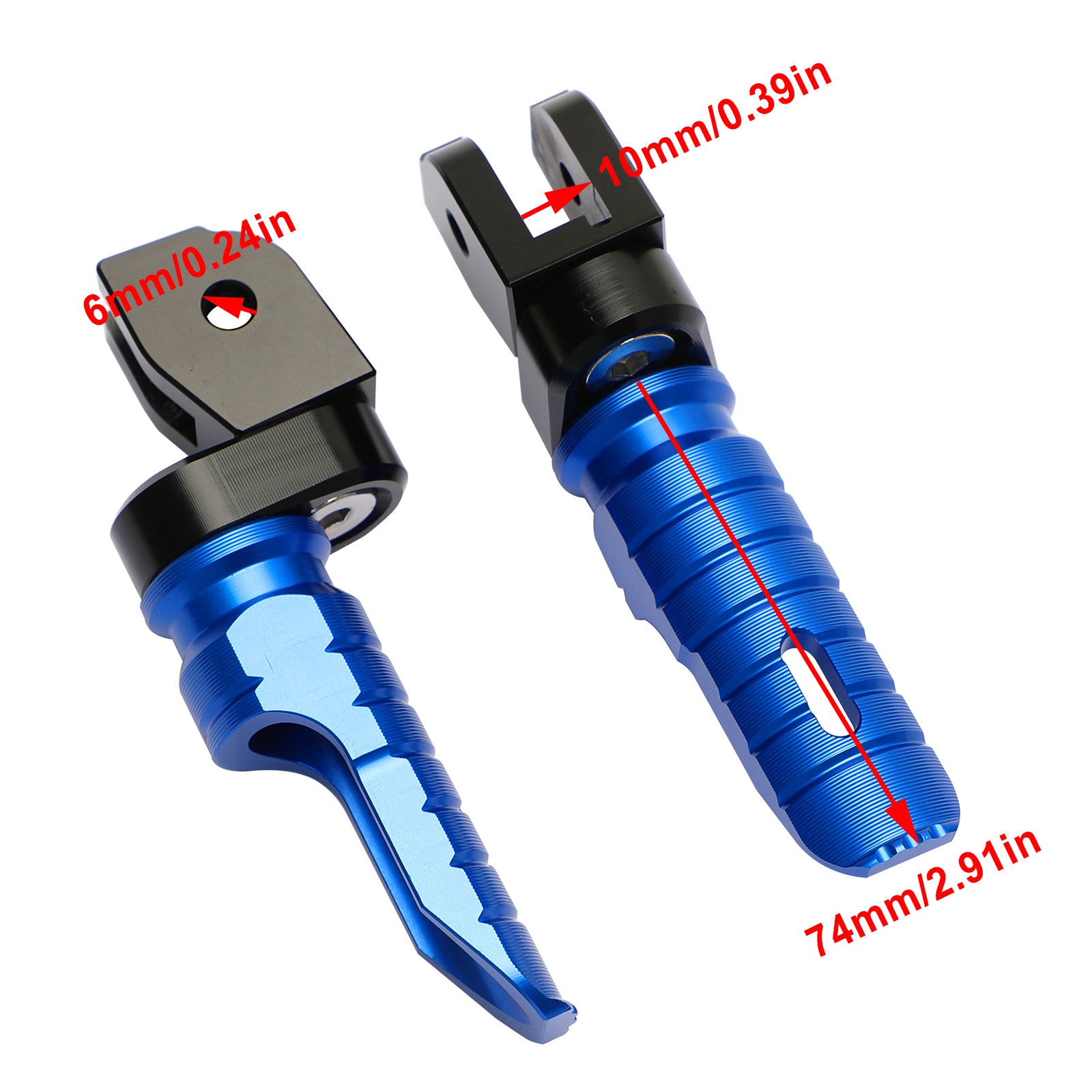 Voorste voetsteunen voeten Pin geschikt voor Ducati Monster 821 937 950 1100/s/EVO 1200/s/r