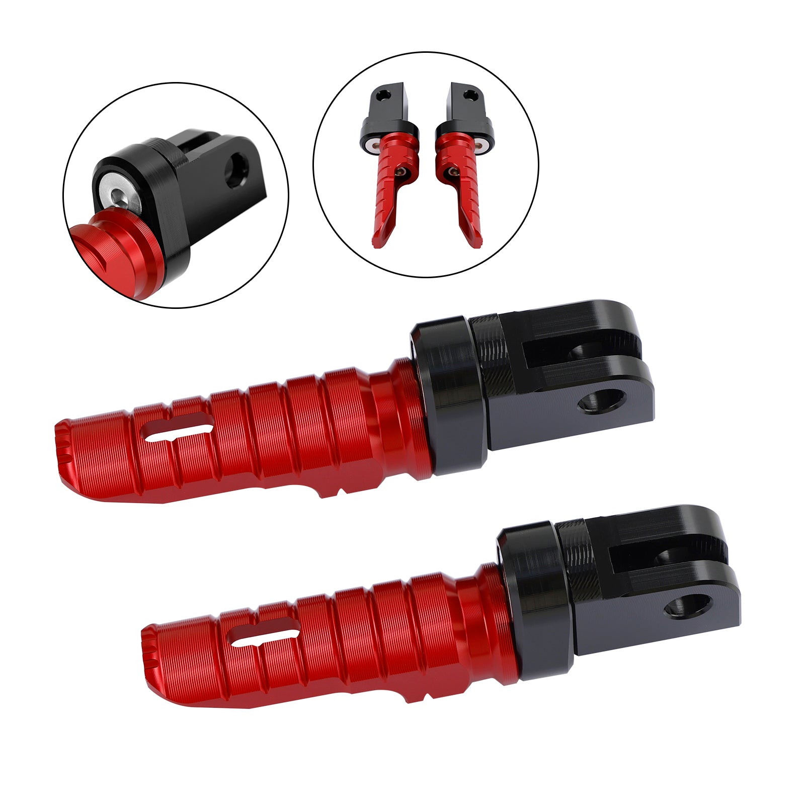 Front Footrests Foot Peg fit for INTERCEPTOR 650 2018-2023 Hunter 350 2022-2023