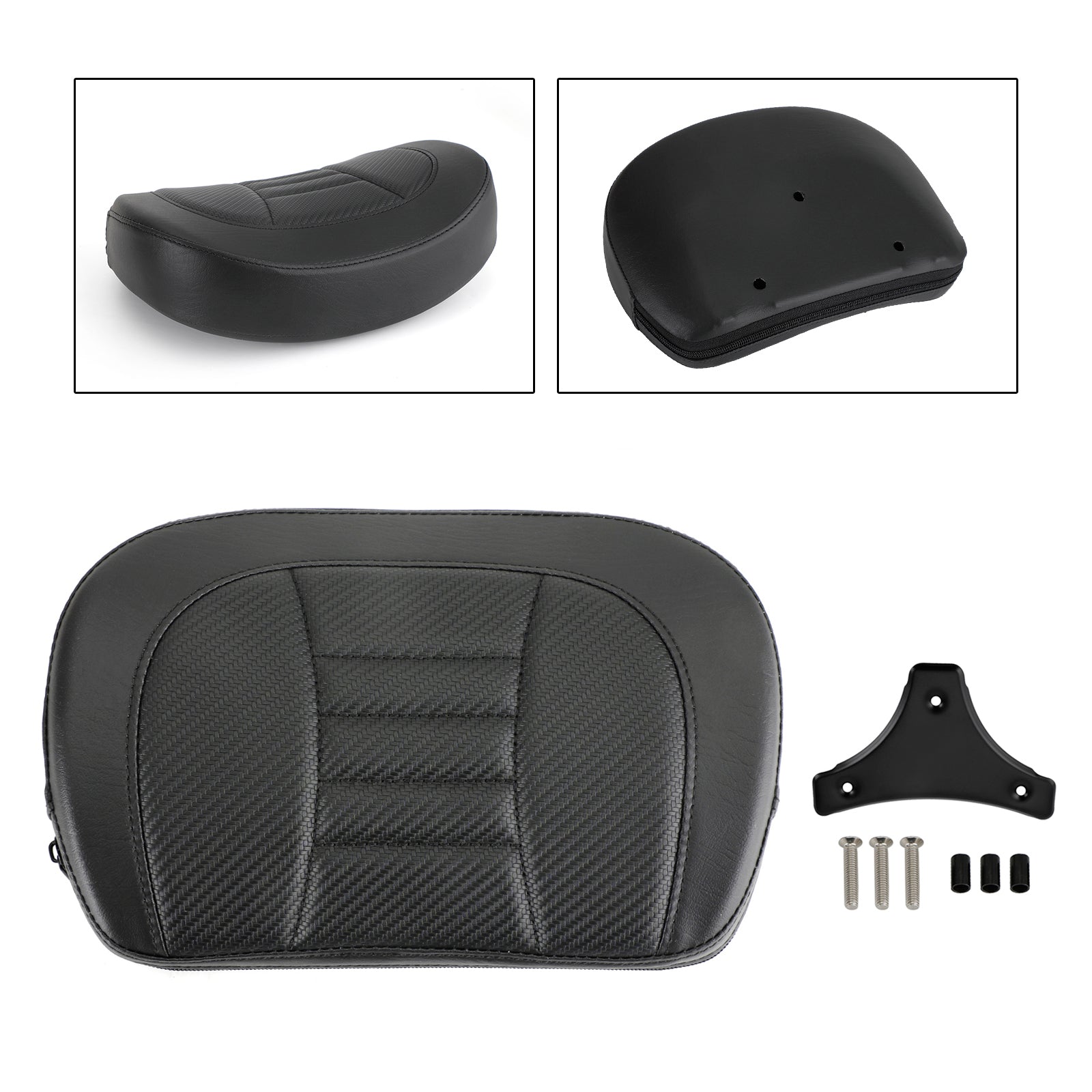 Driver Rider Sissy Bar Seat Backrest Pad for CVO Street Glide FLHXSE 2015-2021