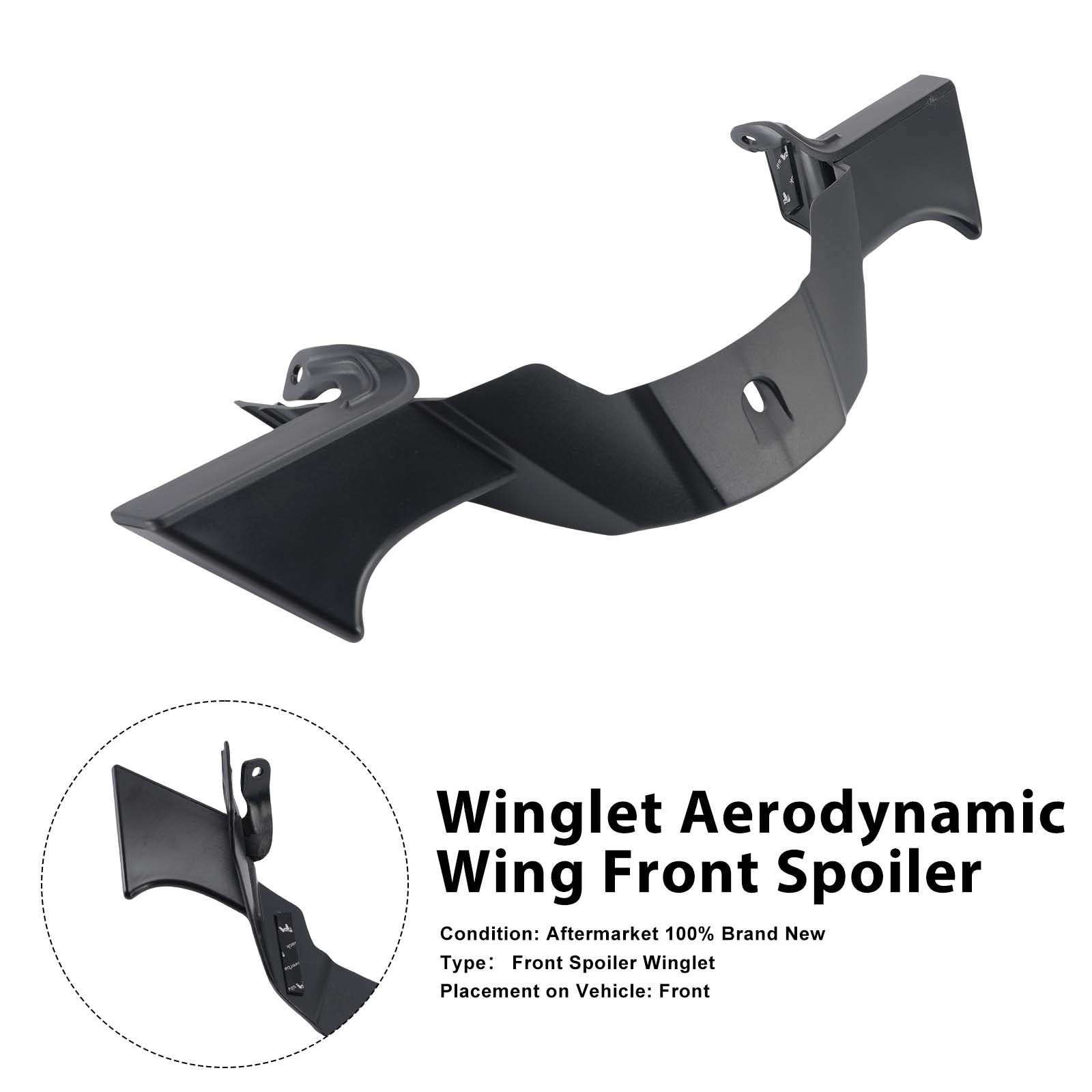 2025-2026 Yamaha MT-07 Winglet Aerodynamický přední spoiler křídla
