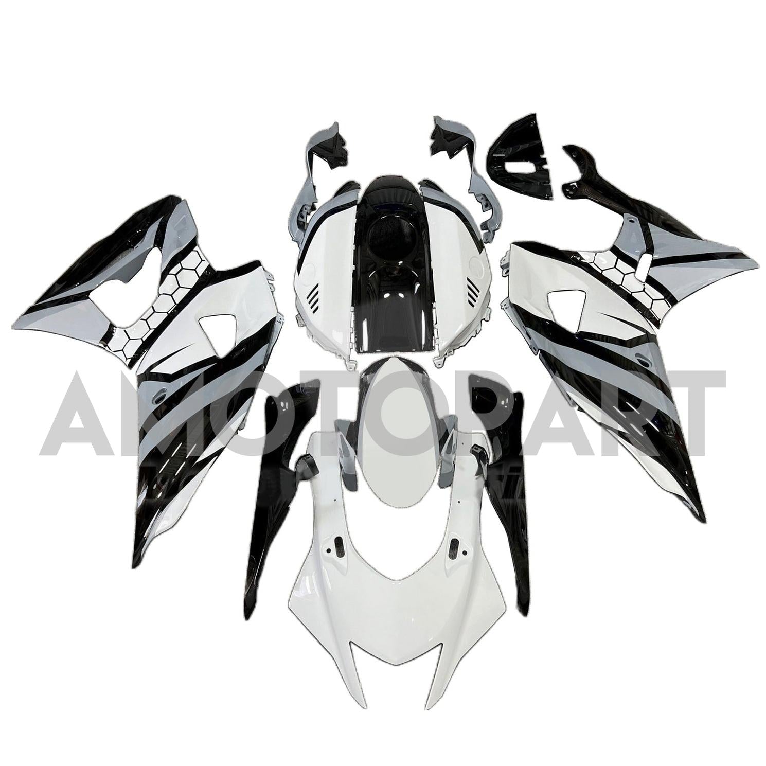 AMOTOPT 2021-2025 YAMAHA YZF-R7 KIT BLACA BLACK BLACK CINZ
