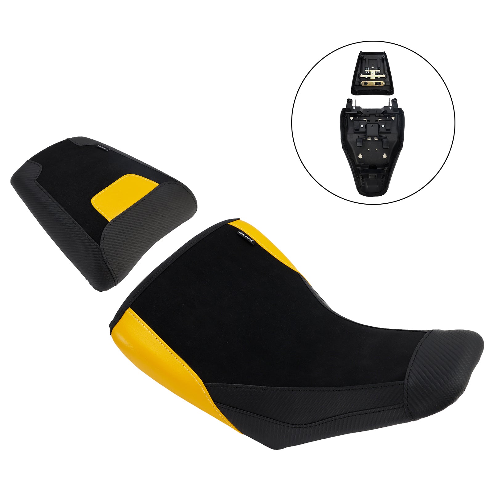 2023-2025 Suzuki V-Strom Dl1050 Lower Front&Rear Driver Seat Pillion Yellow Fits