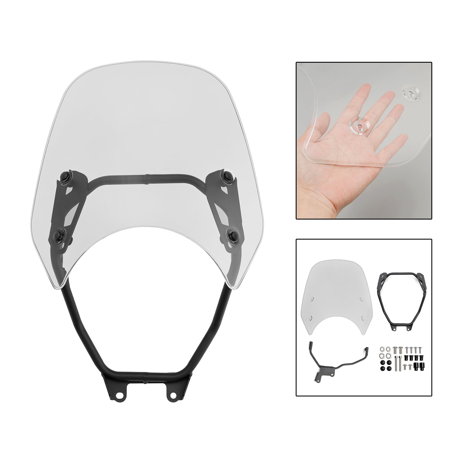 2023-2024 Honda GB350 GB350S ABS Motorcykel vindrutan vindruta