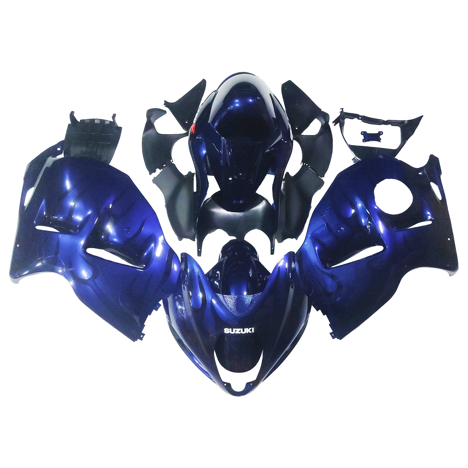 Amotopart 1999-2007 Suzuki Hayabusa GSX1300R Blue Fairing Kit