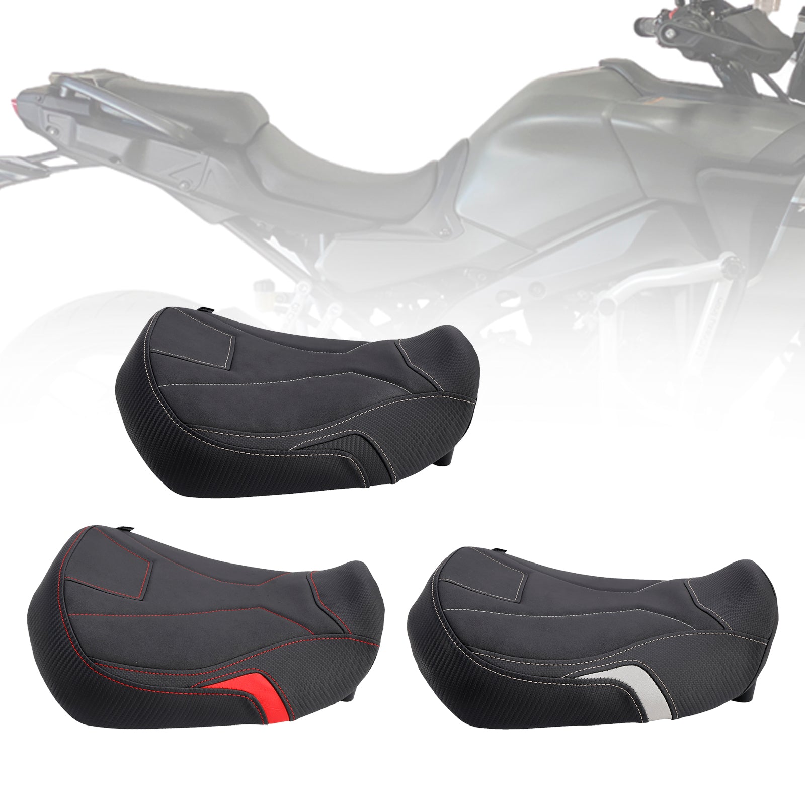 2021-2023 Yamaha Tracer 9/Gt Front Driver Raider Seat Pillion Saddle Black