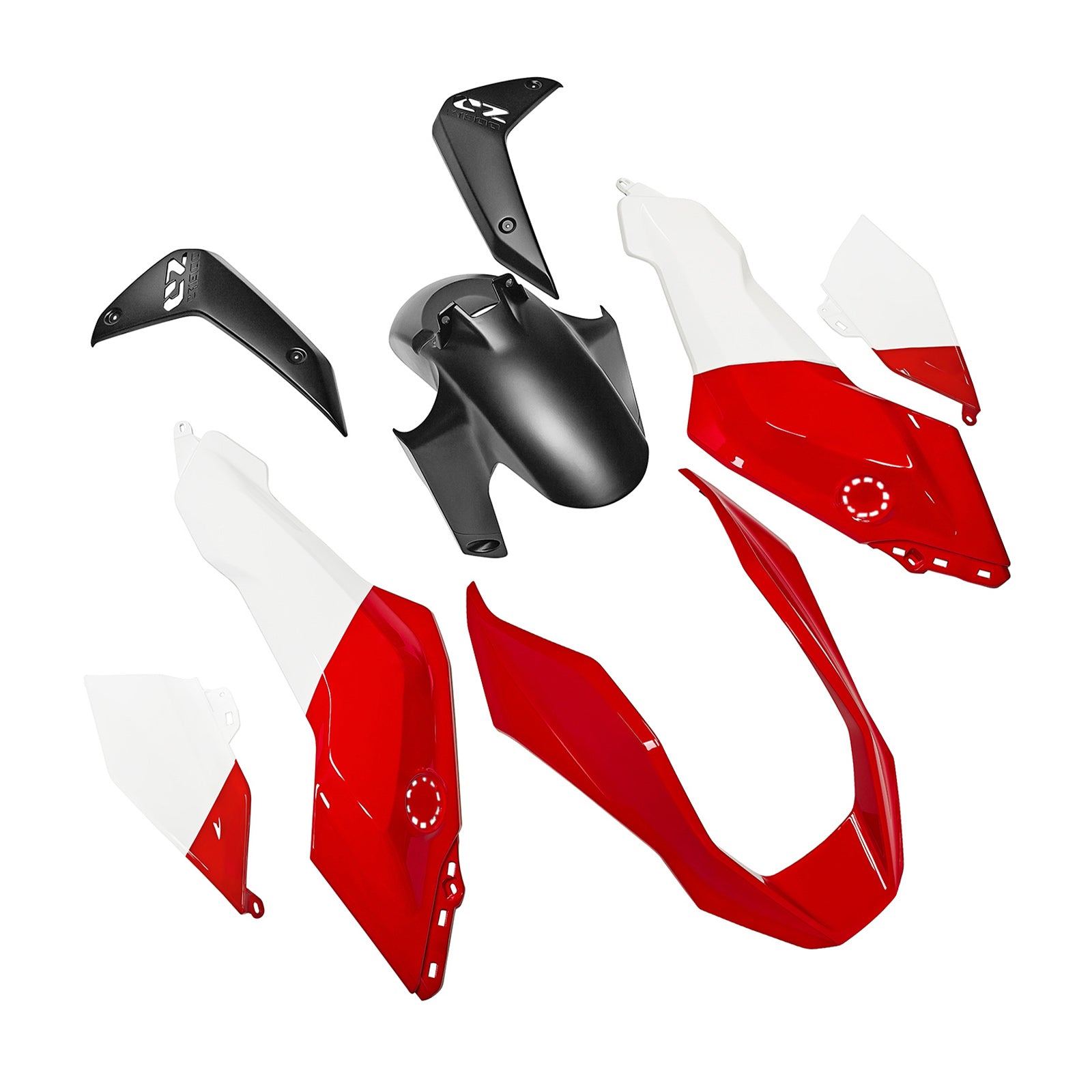 Amotopart 2024-2025 BMW R1300GS Red White Black Fairing Kit