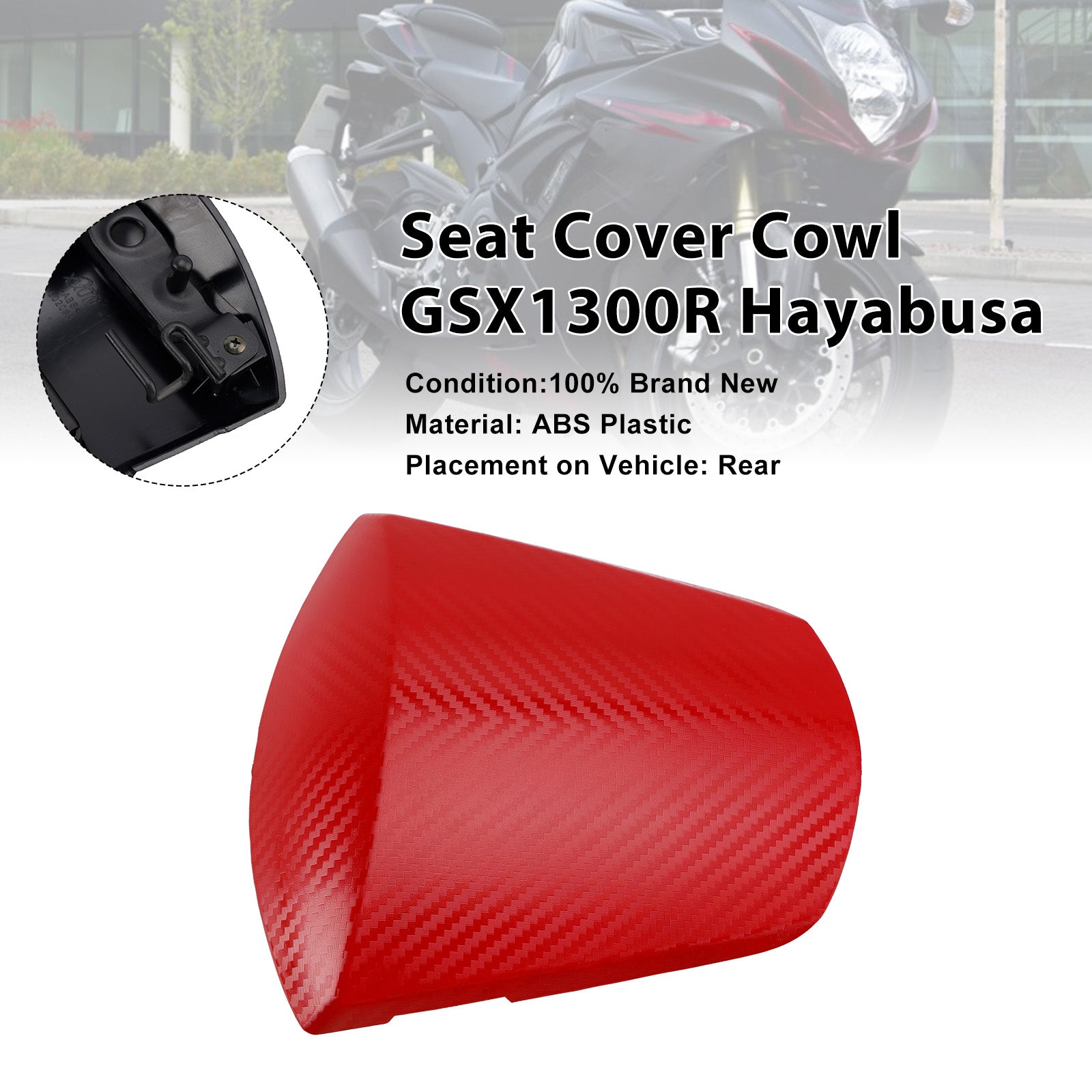 Housse de carénage de siège arrière Suzuki GSXR600 GSXR750 K11 2011-2026
