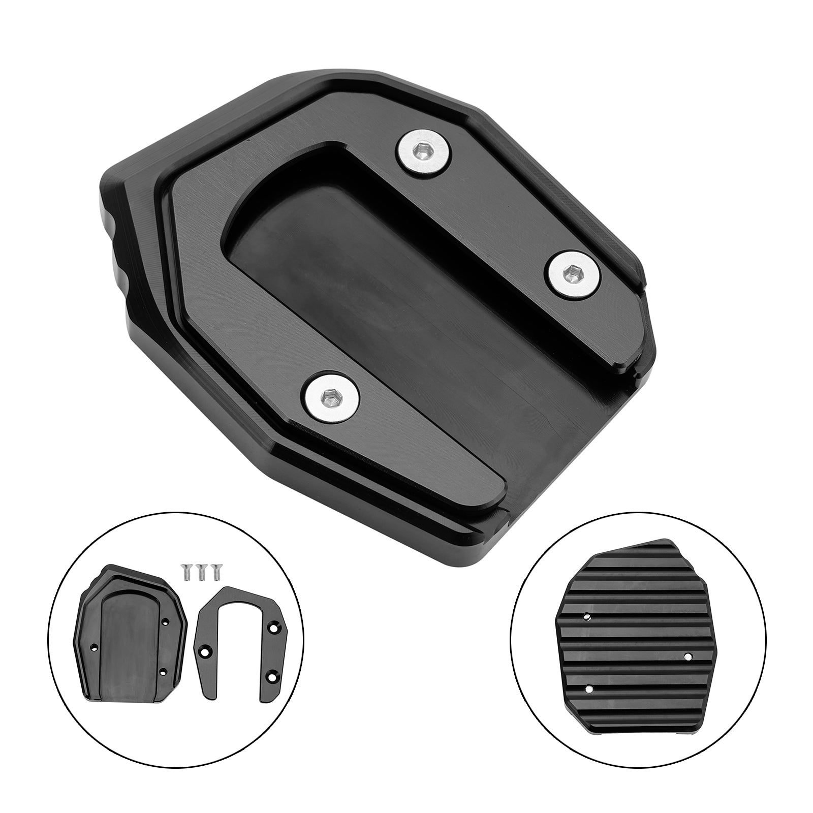 Almohadilla de placa ampliada con soporte para Kawasaki Vulcan S 650 VN650 2015-2021