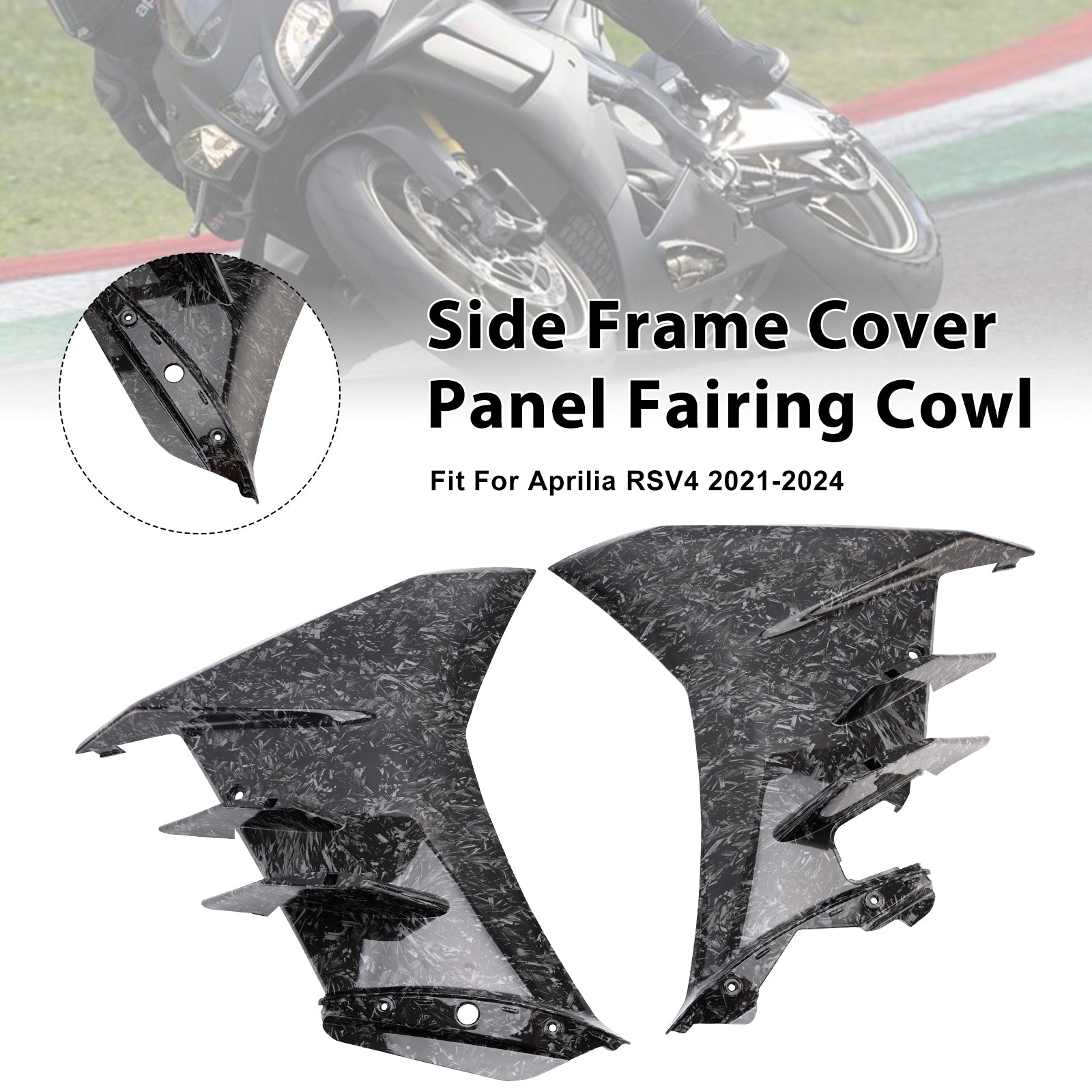 2021-2024 Aprilia RSV4 Side Frame Cover Panel Fairing Cowl