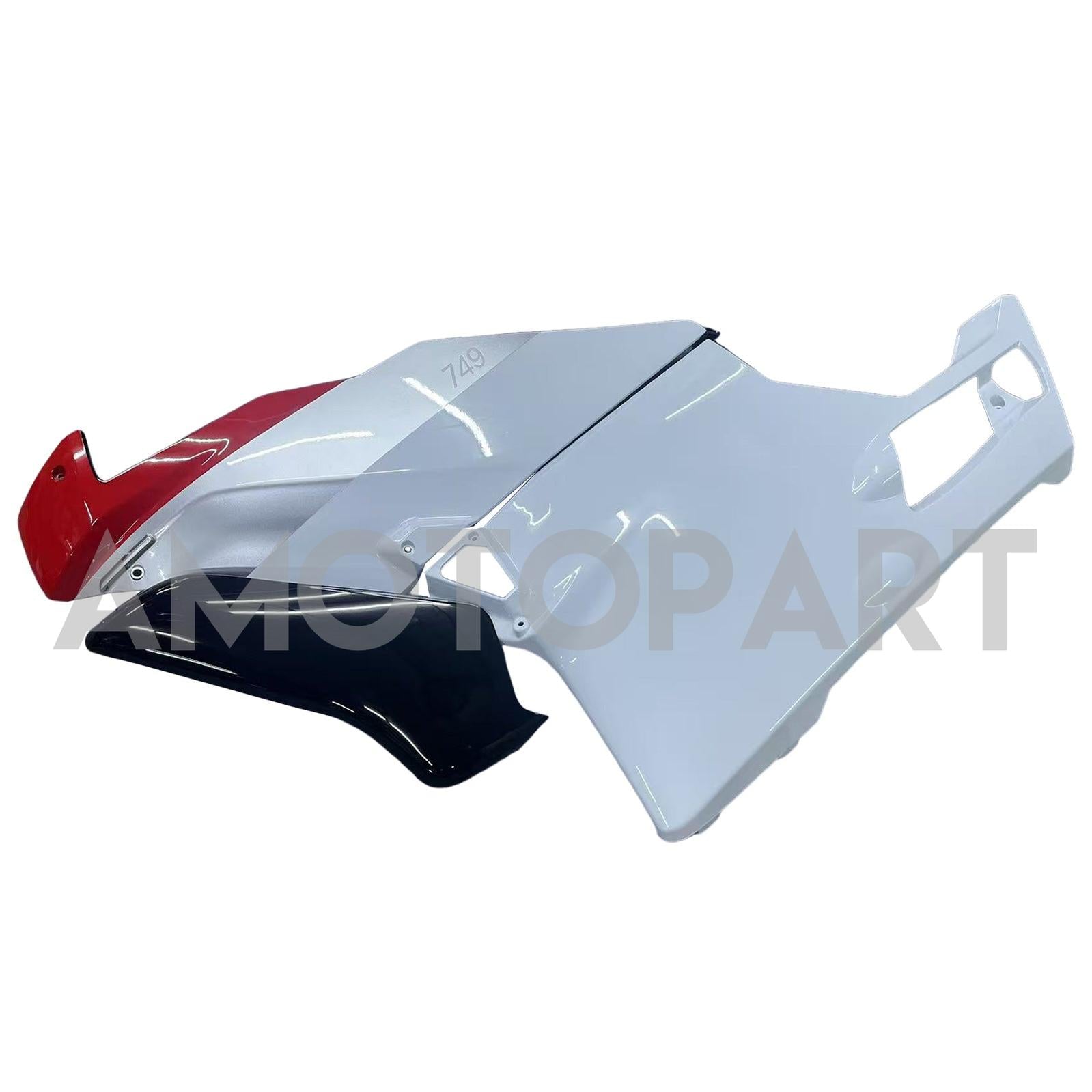 Amotopart 2005-2006 Ducati 999/749 Red White Black Fairing Kit