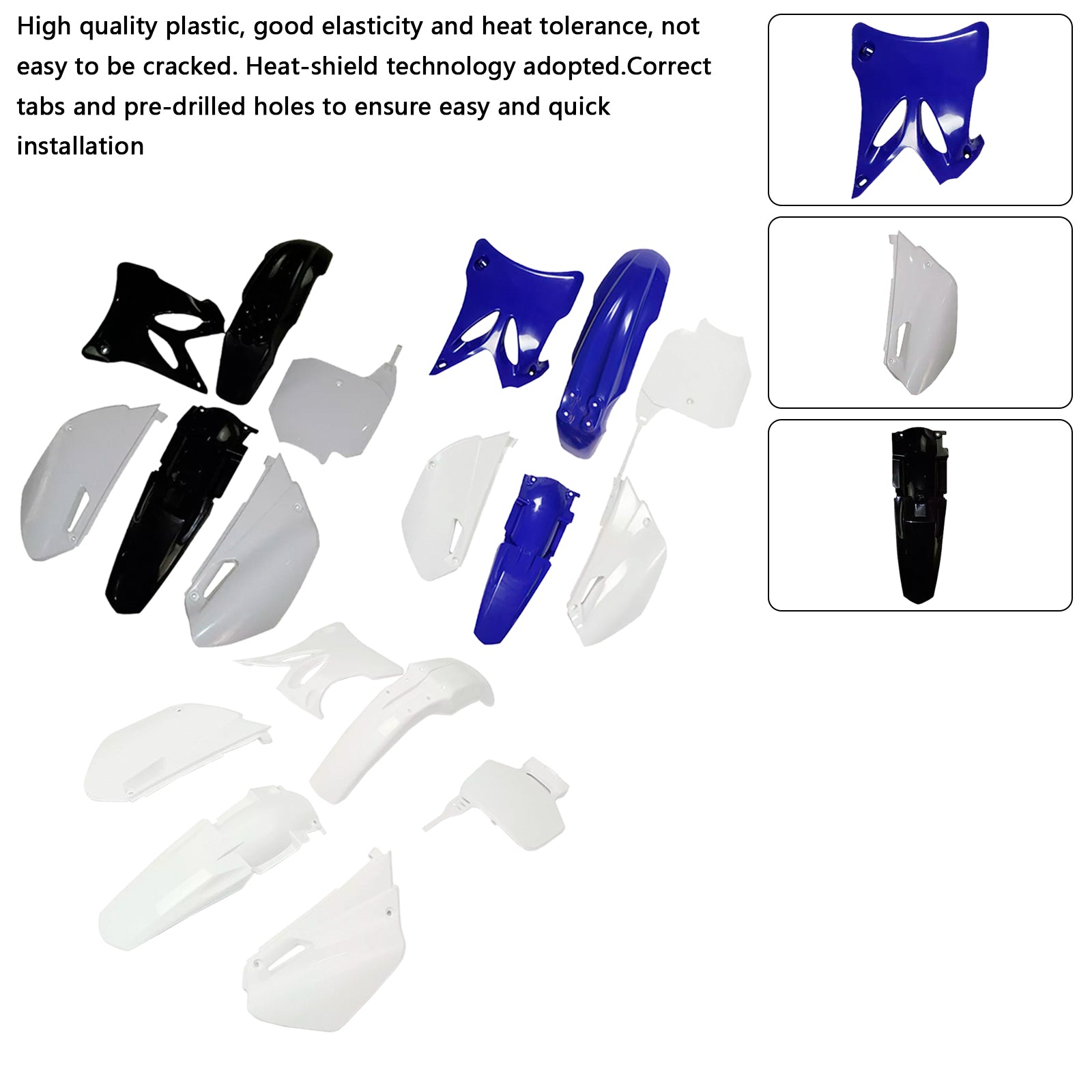 Amotopart 2002-2014 Yamaha YZ85 Fairing Kit