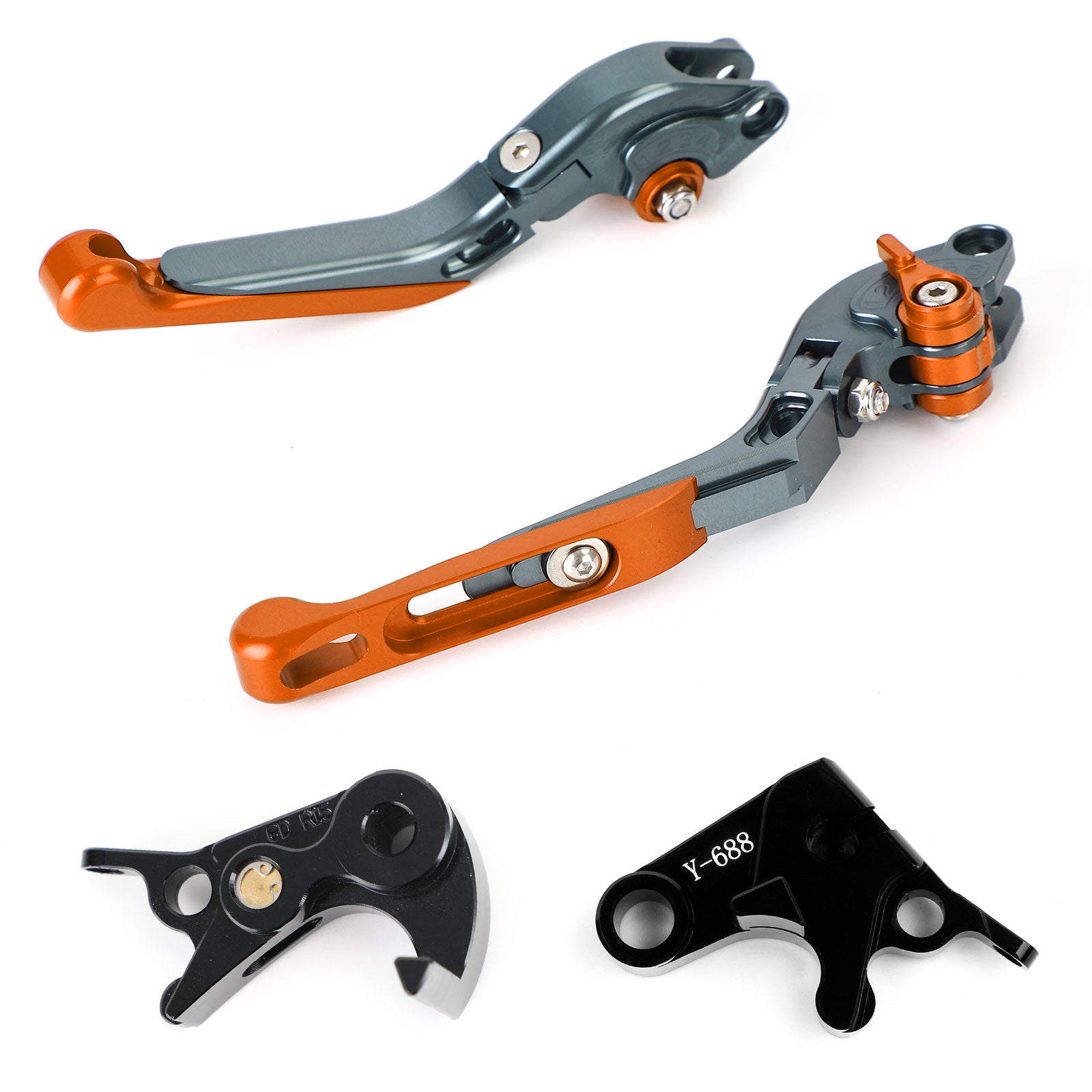 Verstelbare koppelingsremhendel voor Yamaha MT-09 Tracer 900/GT 21-22 YZF R6 17-20 Generic