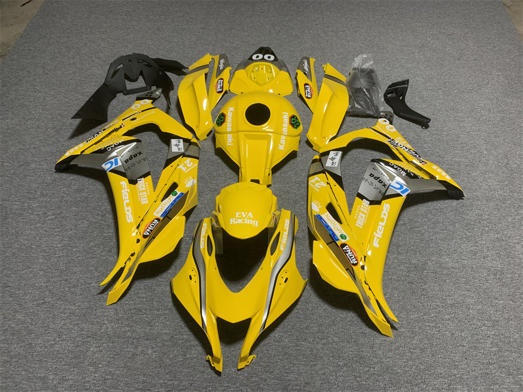 AMOTOPART KAWASAKI ZX10R 2016-2020 Yellow Fairing Kit