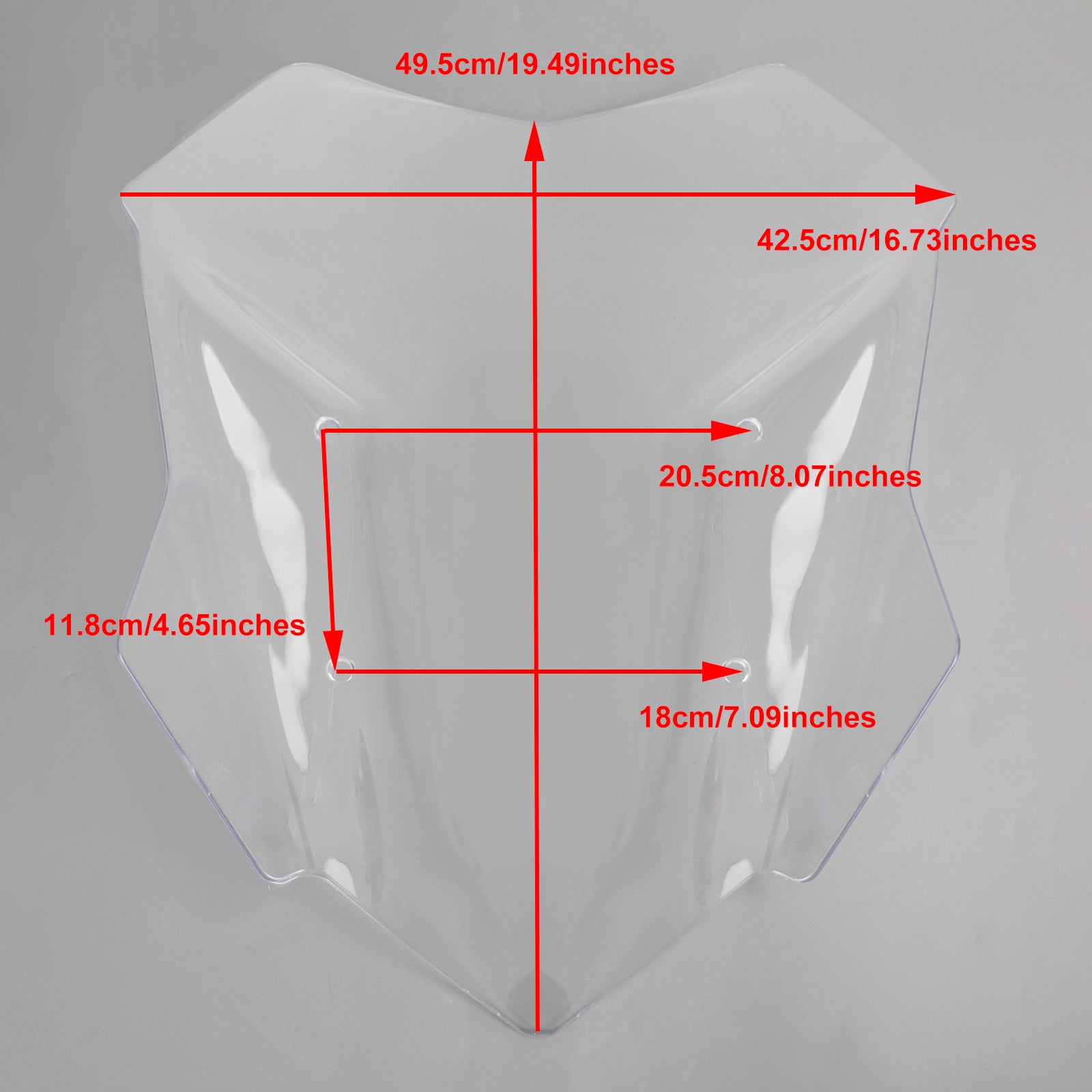 BMW S1000XR 15-19 ABS Motorcycle Windshield WindScreen