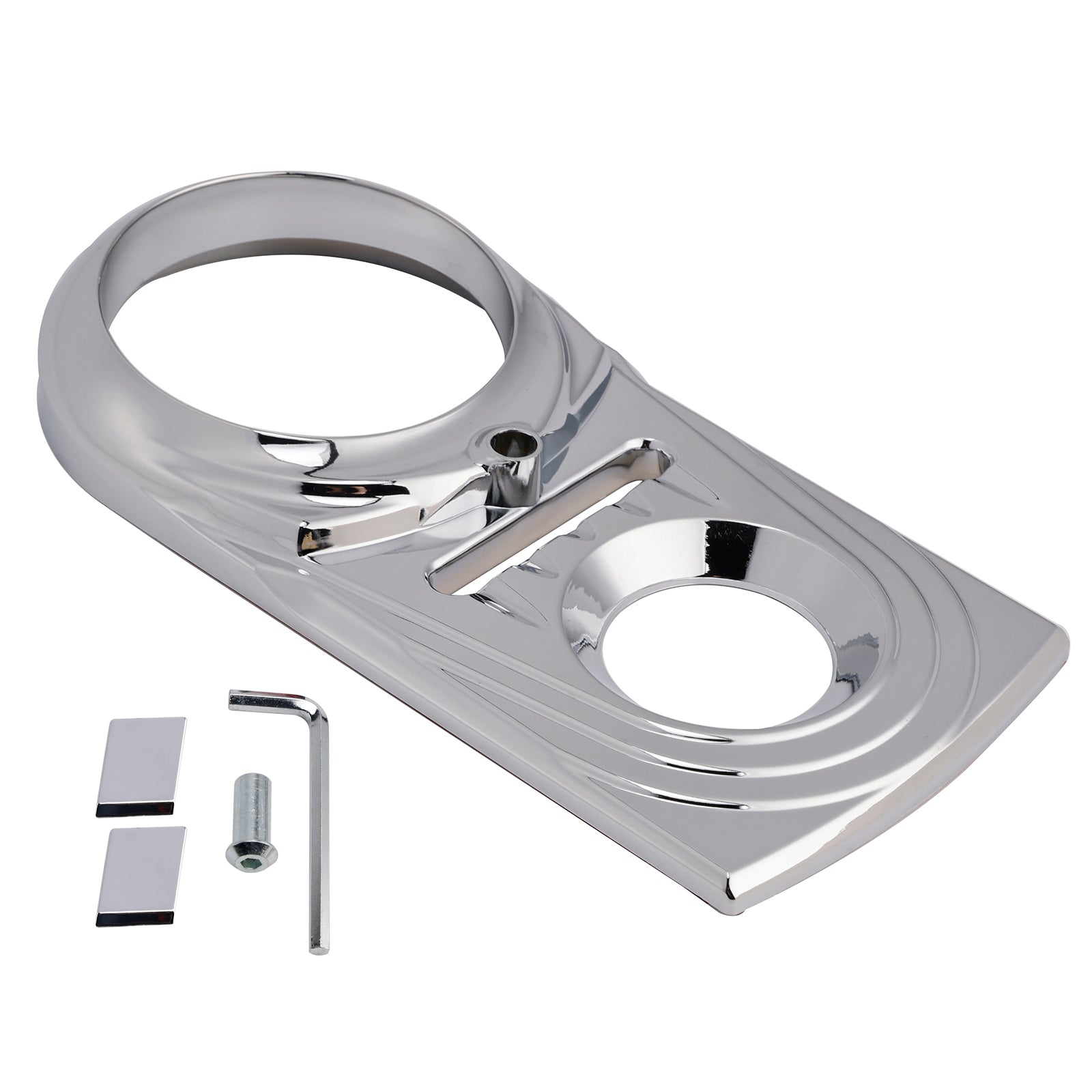 Softail FLSTC FXST Street Glide Gas Tank Dash Panel Insert Cover