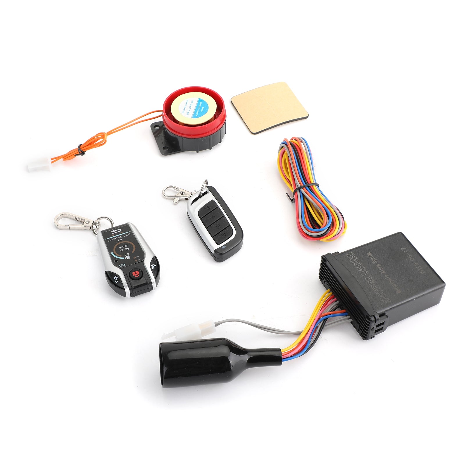 Remote Control Anti-Theft Alarm Security System Start For Motorcycle Scooter