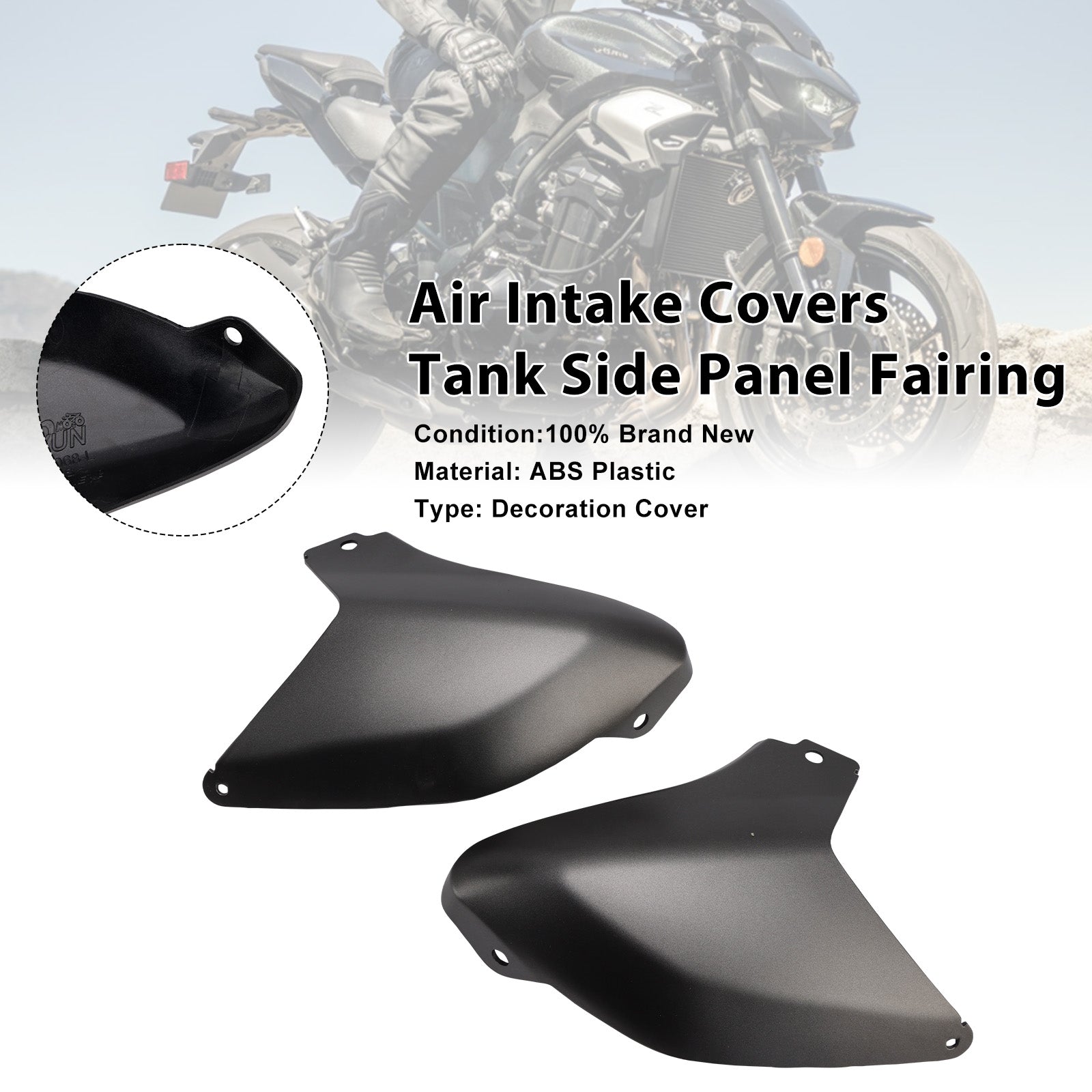 2025-2026 Kawasaki Z900 Air Intake Covers Tank Side Panel Fairing