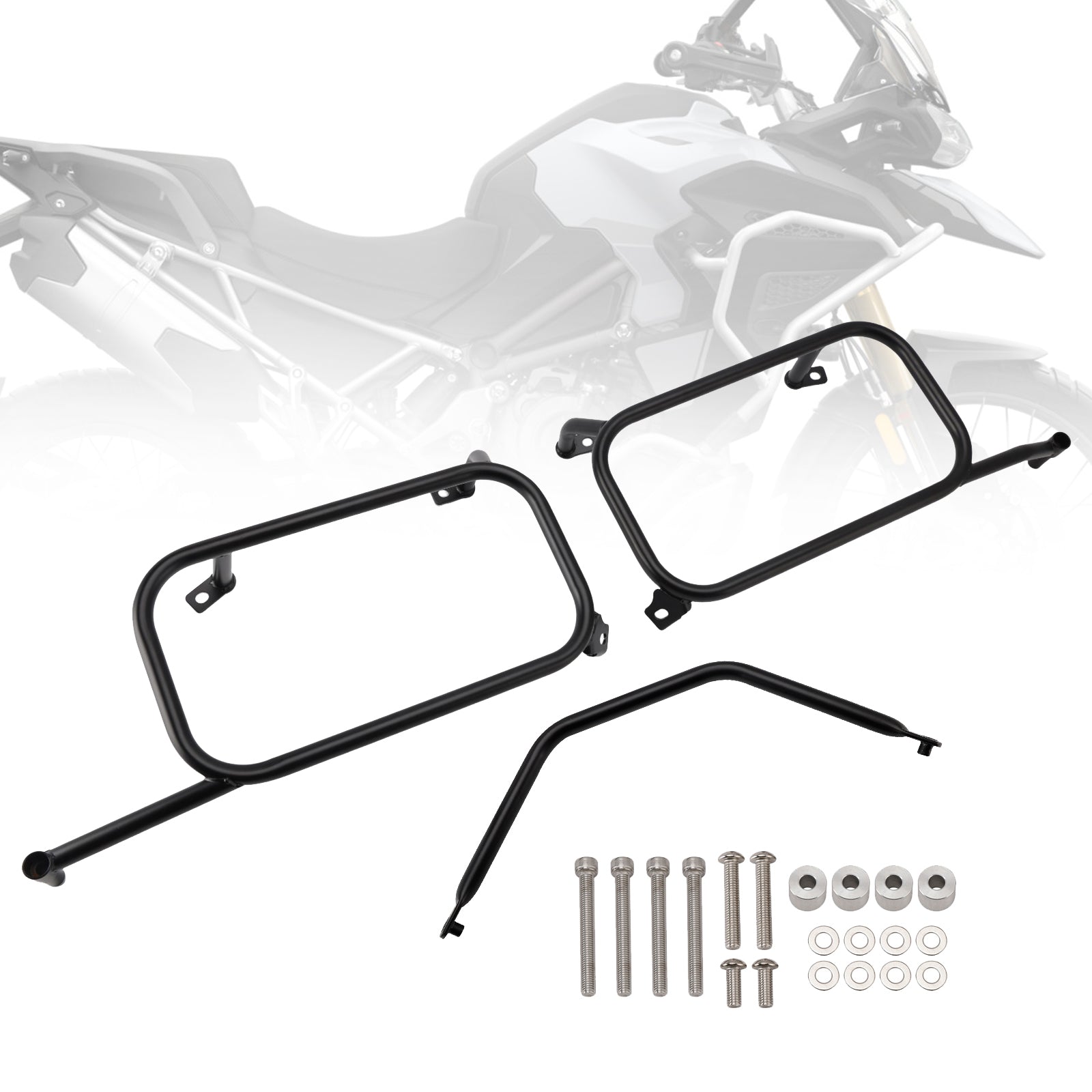 2022-2025 Tiger 1200 Side Saddle Bag Mounting Bracket Black Left&Right