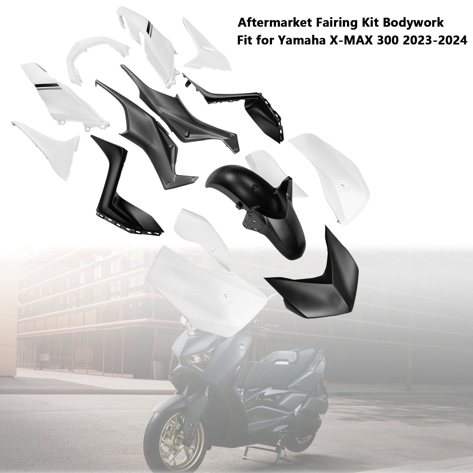 Amotopart 2023-2024 Yamaha x Max 300 Kit de carénage