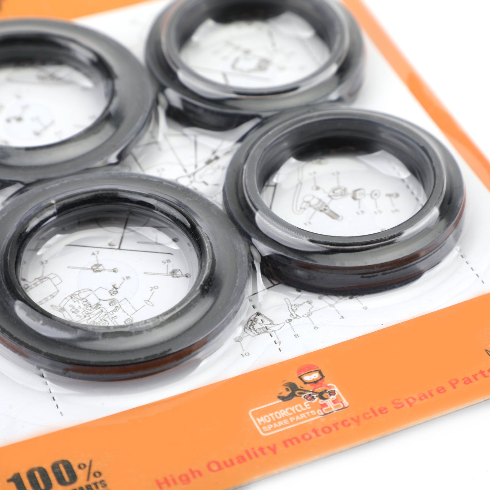 Kawasaki ZX600 Ninja ZX750 ZX1100 GPz ZL600 Zestaw do regeneracji uszczelki olejowej przeciwpyłowej widelca