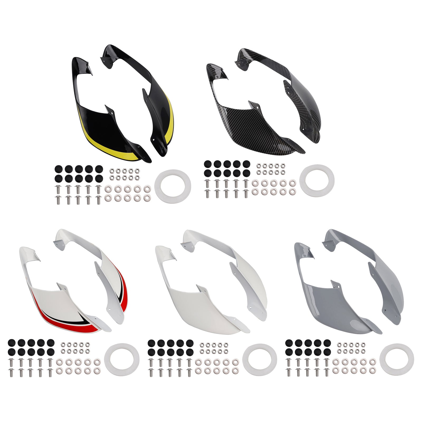 2021-2024 Yamaha YZF R1 R1M Voorzijde Winglets Vleugels Spoiler Kuip