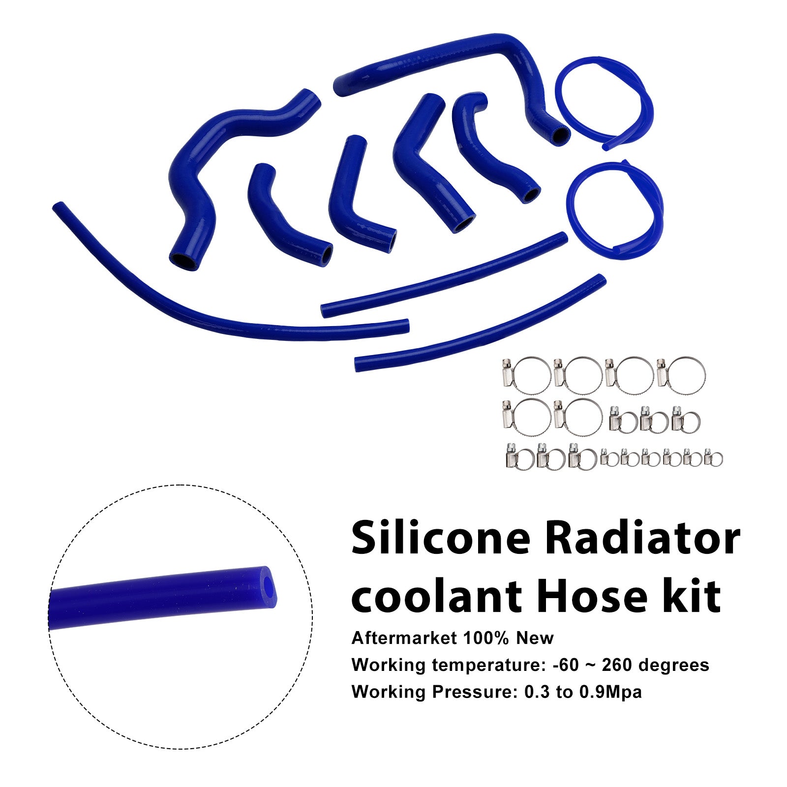 2021-2025 Ducati Monster 937 Silicone Radiator coolant Hose