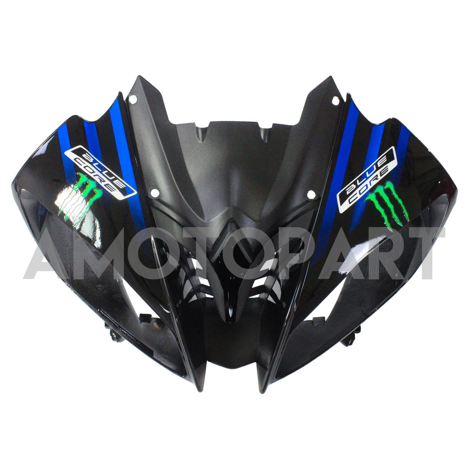 Amotopart 2008-2016 YZF 600 R6 Yamaha Blau&Grünes Verkleidungsset