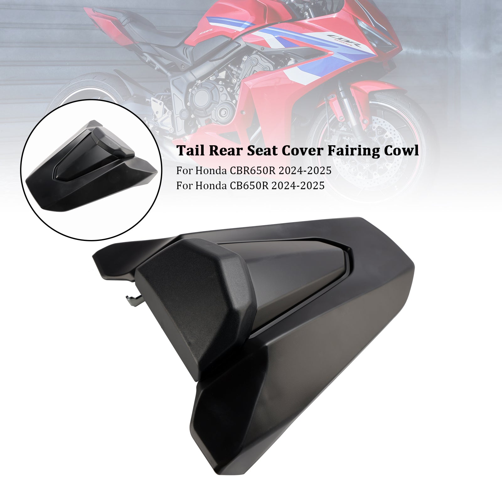 2024-2025 Honda CBR650R CB650R Rear Tail Seat Fairing Cover