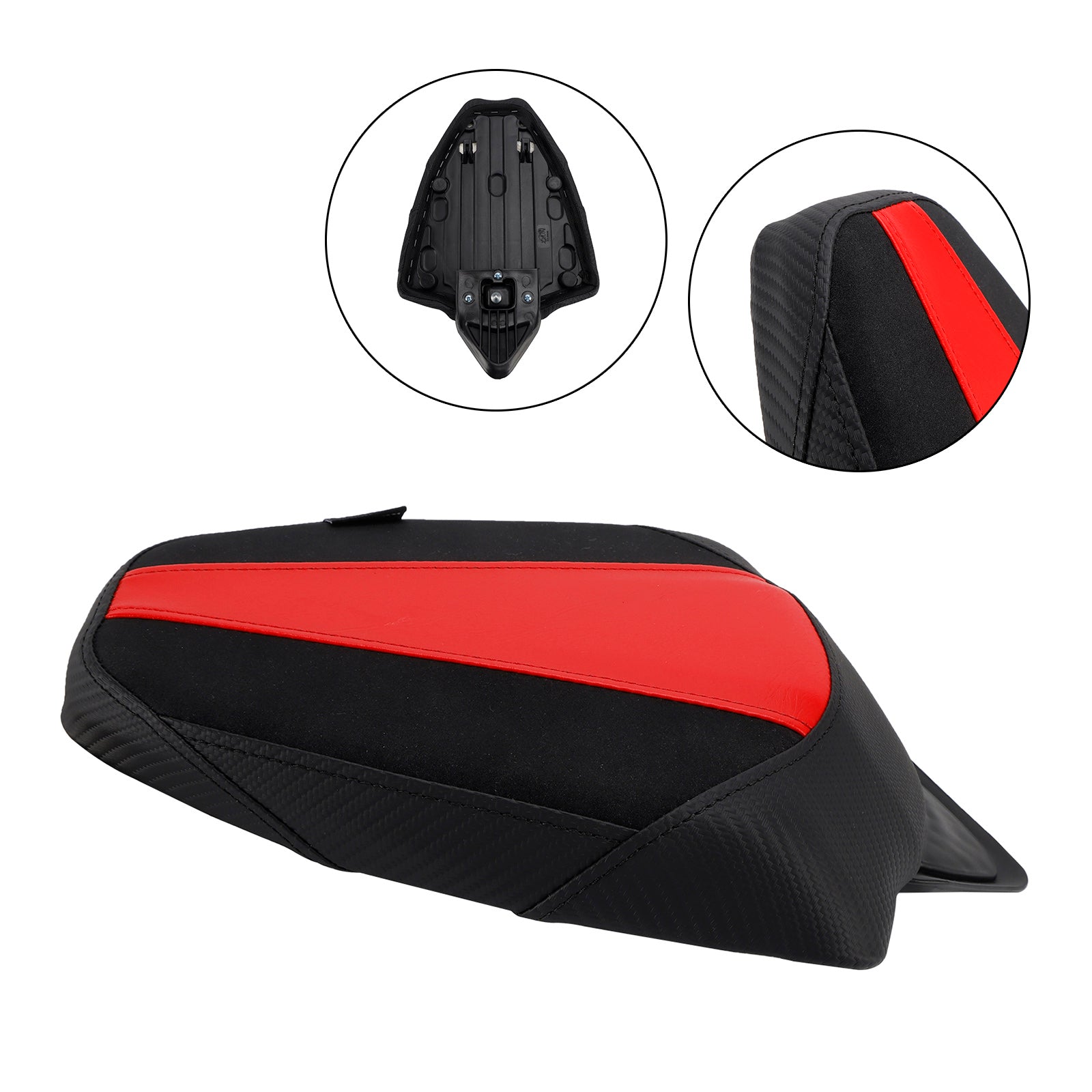 24-25 Black Aprilia RS457 RS 457 Rear Passenger Seat Cushion Pillion Flat