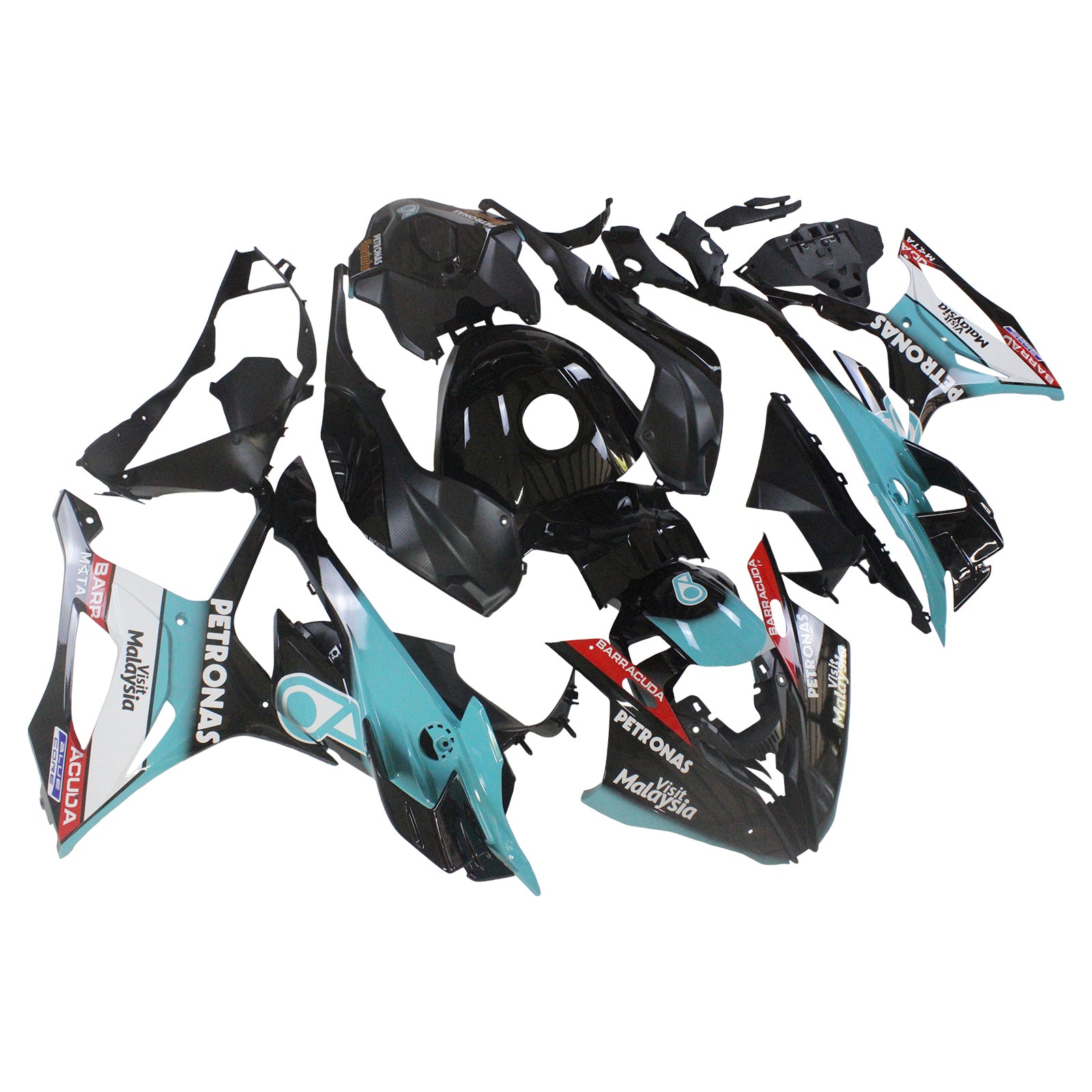 AMOTOPART 2023-2024 BMW S1000RR Black Blue Fairing Kit