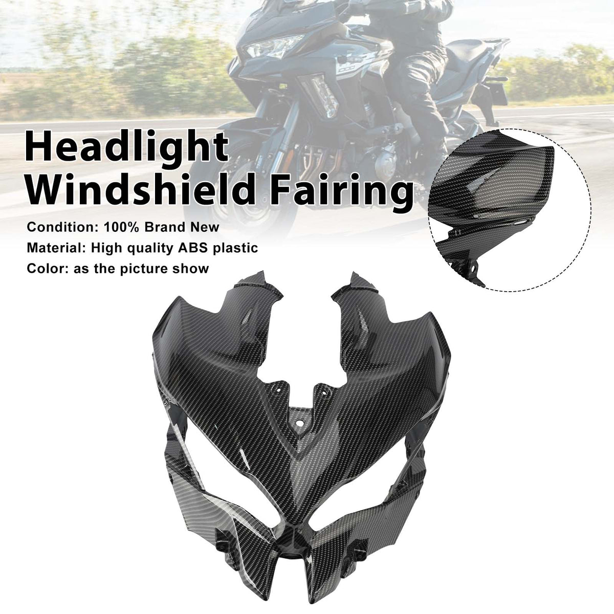 2019-2024 Kawasaki Versys 1000 Headlight Windshield Cover Fairing