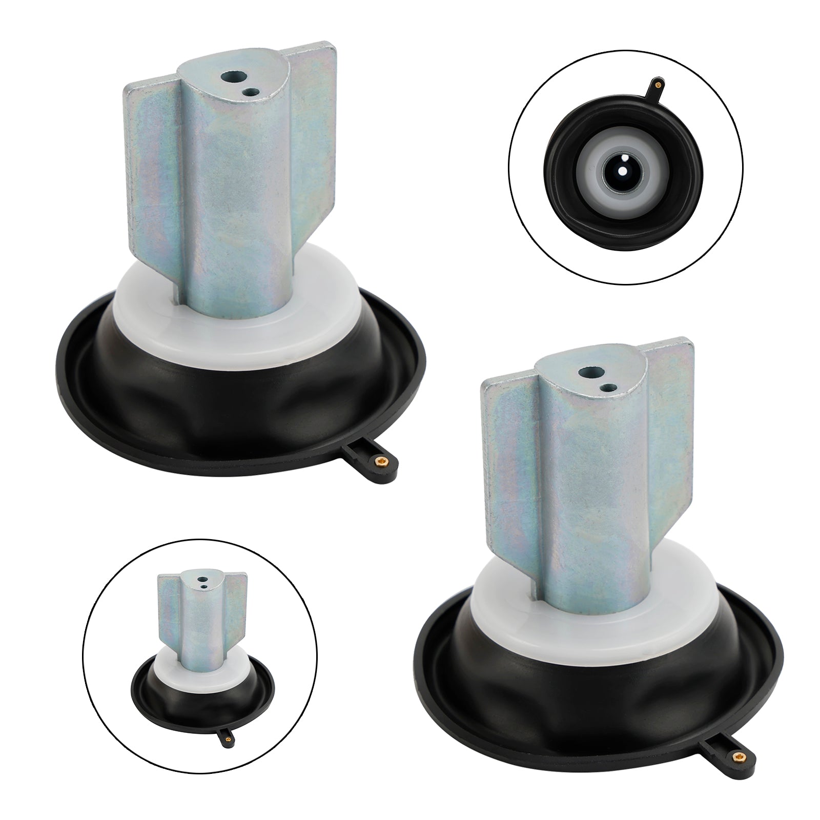 2x carburateur plunjer diafragma geschikt voor Kawasaki Prairie 700 kVF650 KVF700