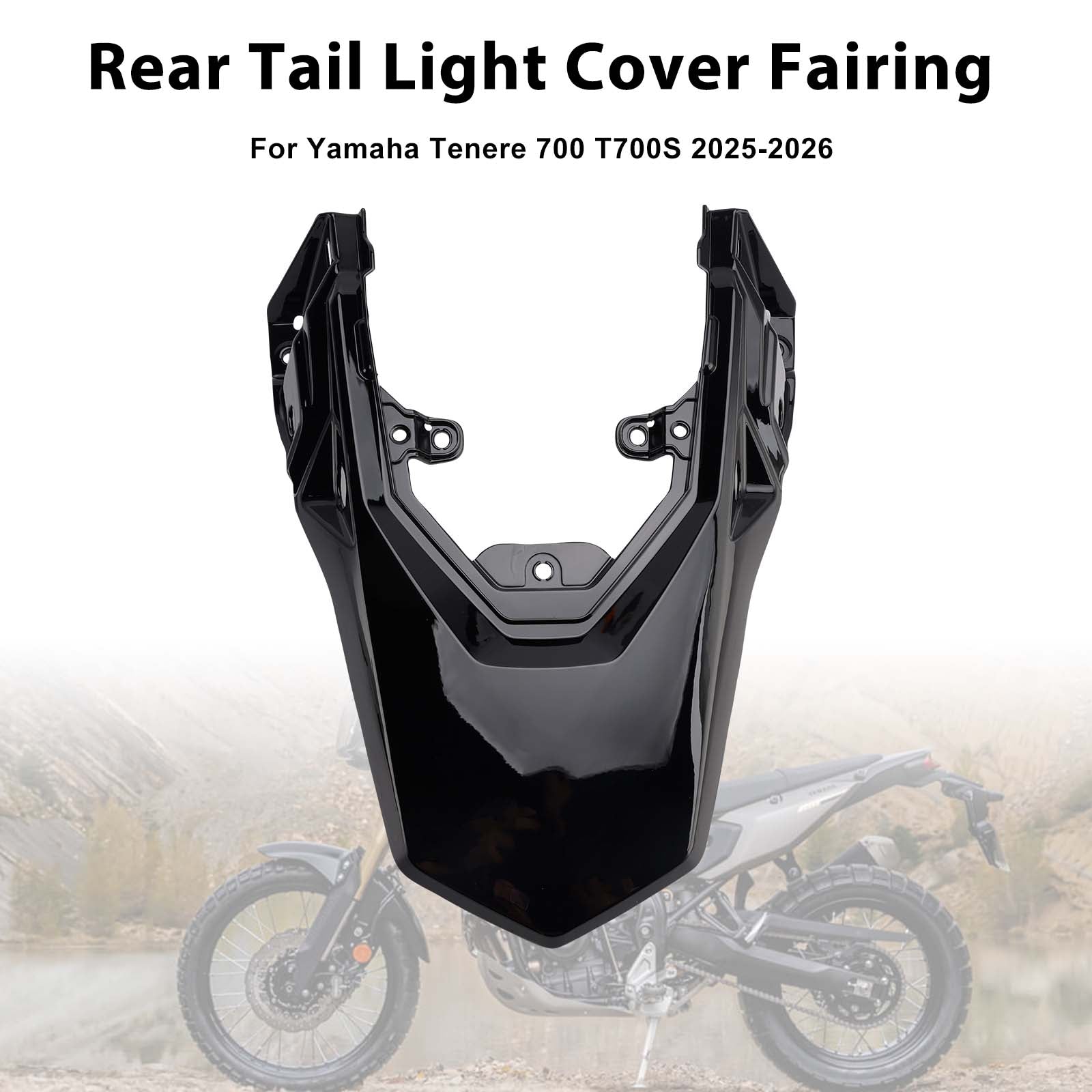 2025-2026 Yamaha Tenere 700 T700S Rear Tail Light Cover Fairing