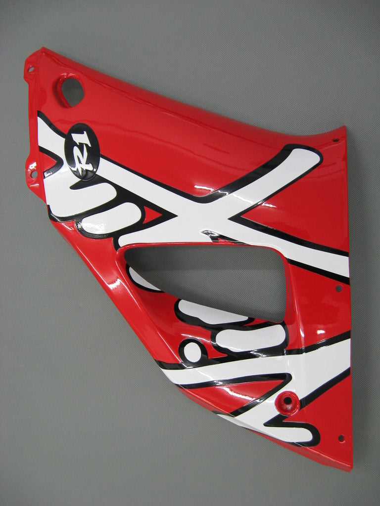 Amotopart 1998-1999 Yamaha YZF 1000 R1 Red&White Logos Fairing Kit