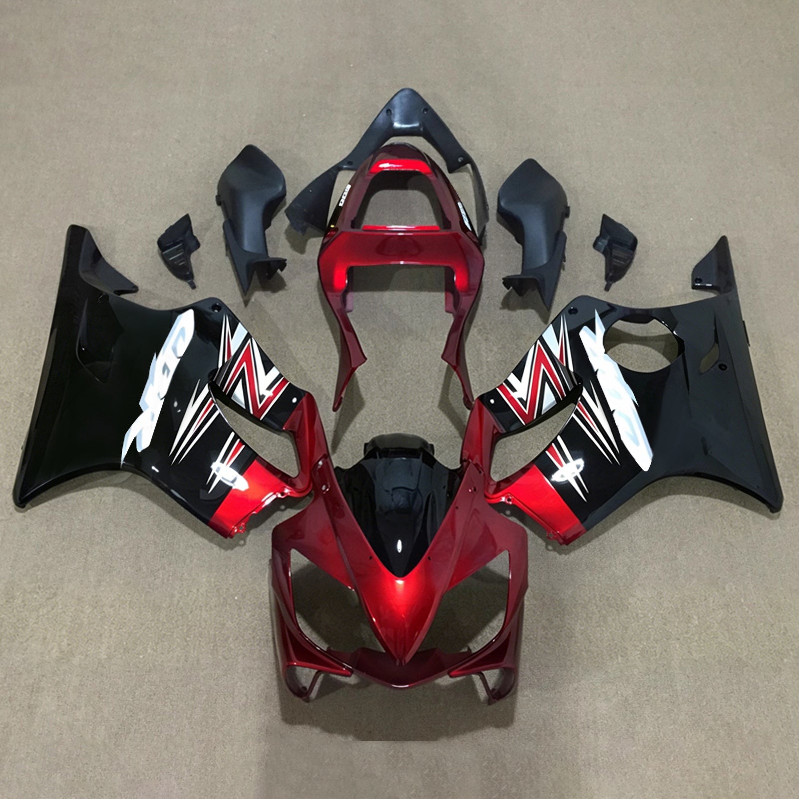 Amotopart 2001-2003 Honda CBR600 F4i Red Black White Sada kapotáže