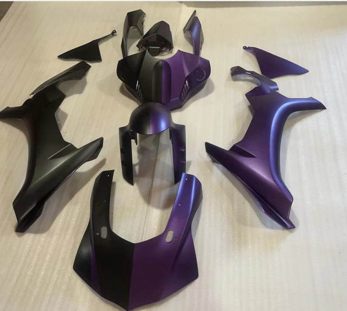 Amotopart 2015-2019 Yamaha YZF 1000 R1 Black Purple Fairing Kit